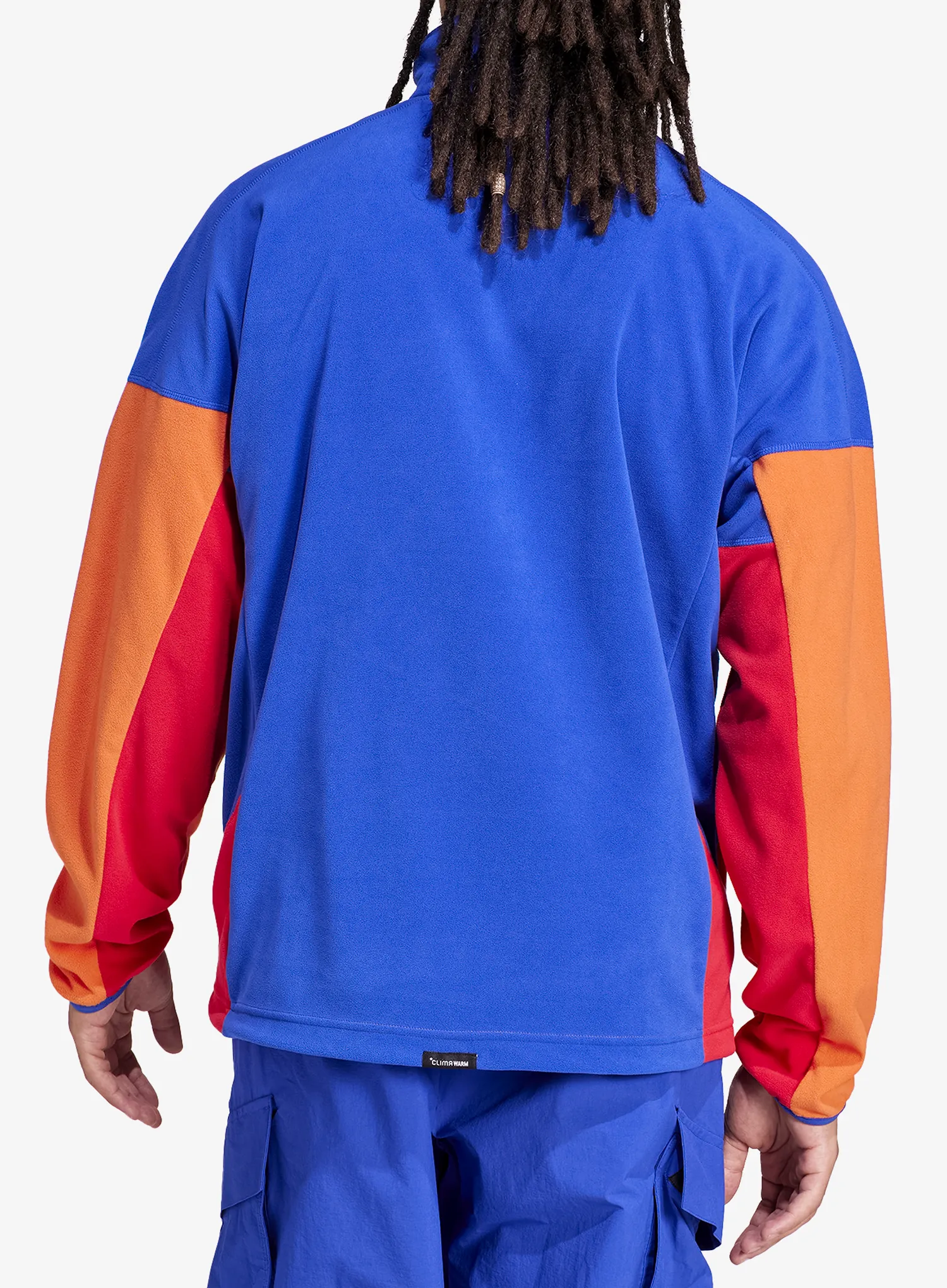 Куртка флісова adidas TERREX Multi Climawarm Fleece Anorak - selubl/seimor/purrub