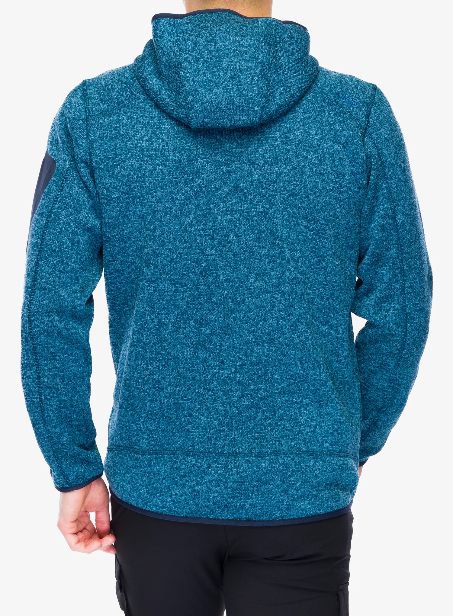 Куртка флісова CMP Borgis Fix Hood Jacket - ocean/b. blue