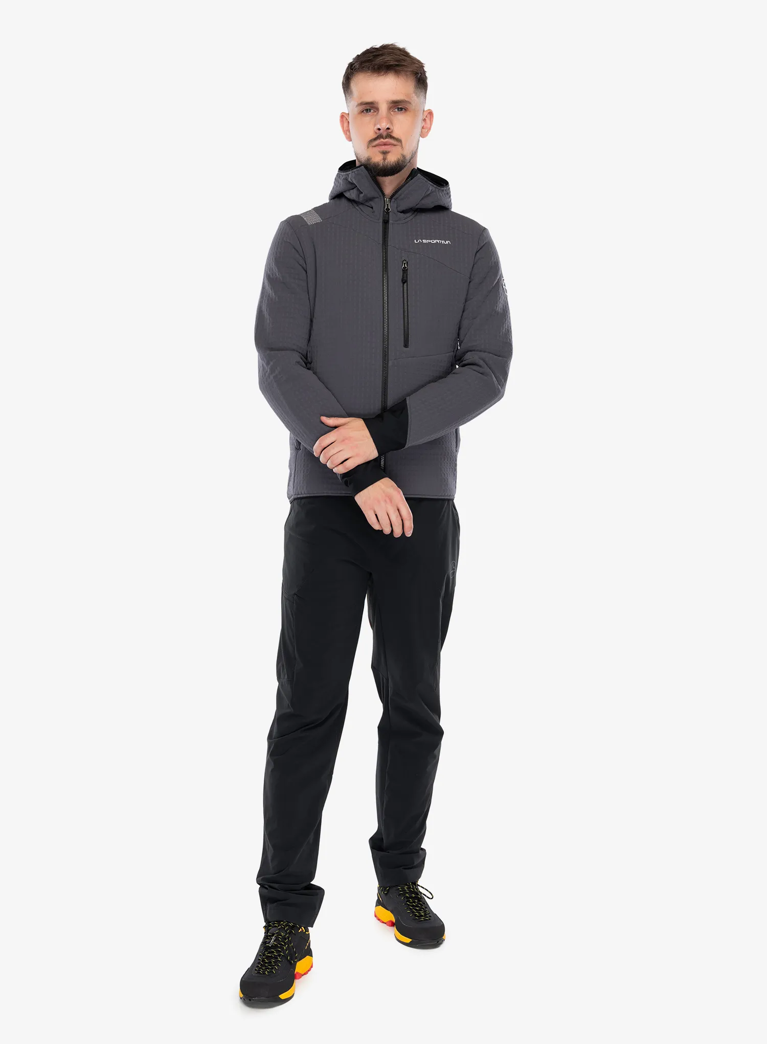 Куртка флісова La Sportiva Bristen Thermal Hoody - chalk/onyx