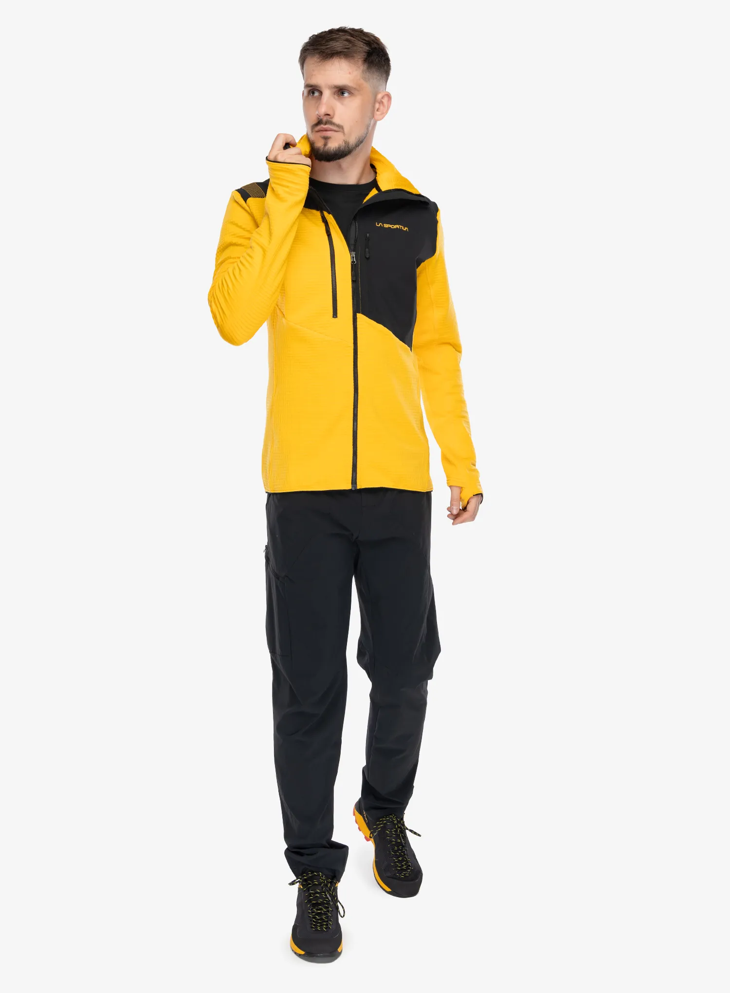 Куртка флісова La Sportiva Lucendro Thermal Hoody - yellow/black