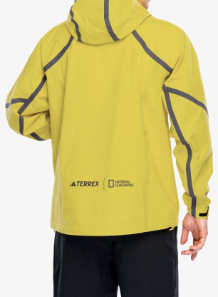 Куртка дощовик adidas TERREX National Geographic RAIN.RDY Jacket - eqt yellow