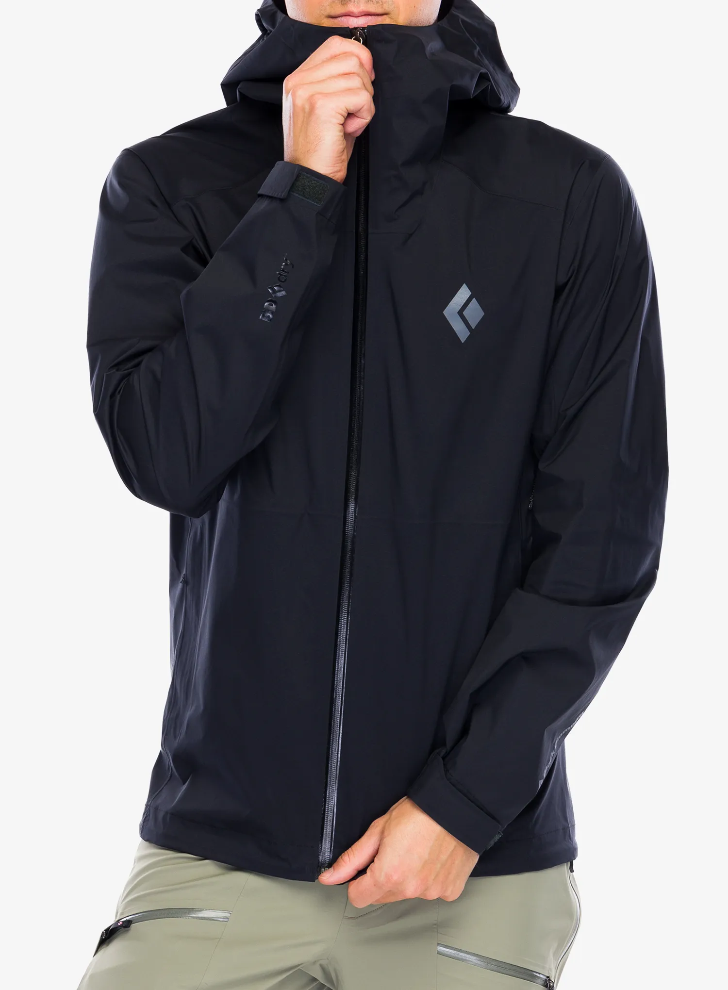 Куртка дощовик Black Diamond Fineline Stretch Shell - black