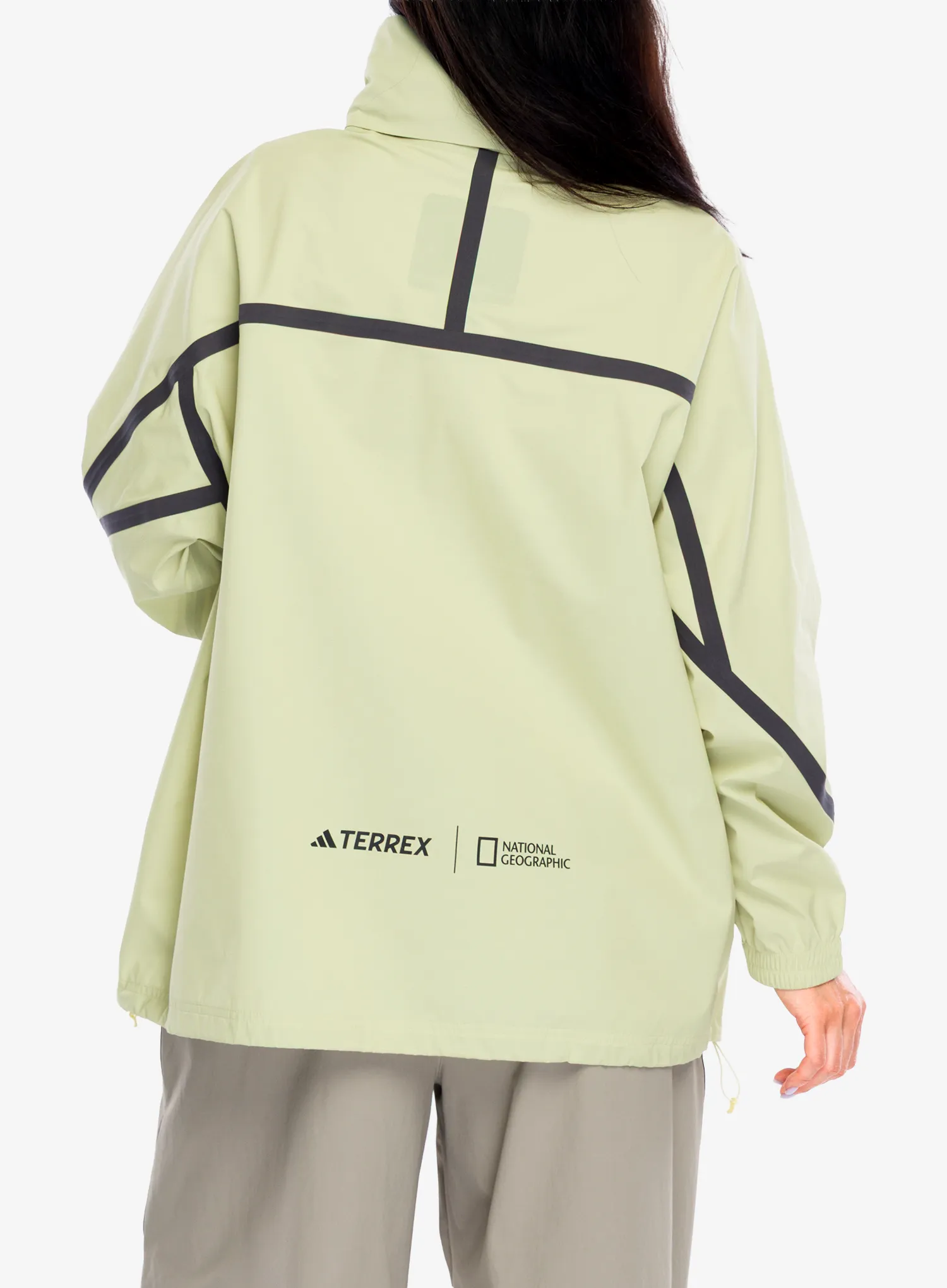 Куртка дощовик жіноча adidas TERREX National Geographic RAIN.RDY Jacket - powyel/powyel
