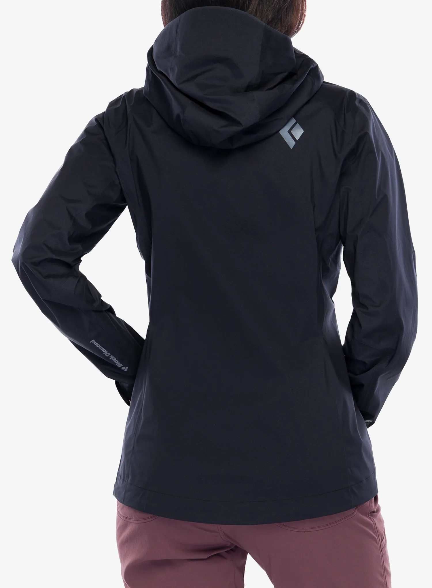 Куртка дощовик жіноча Black Diamond Fineline Stretch Shell - black