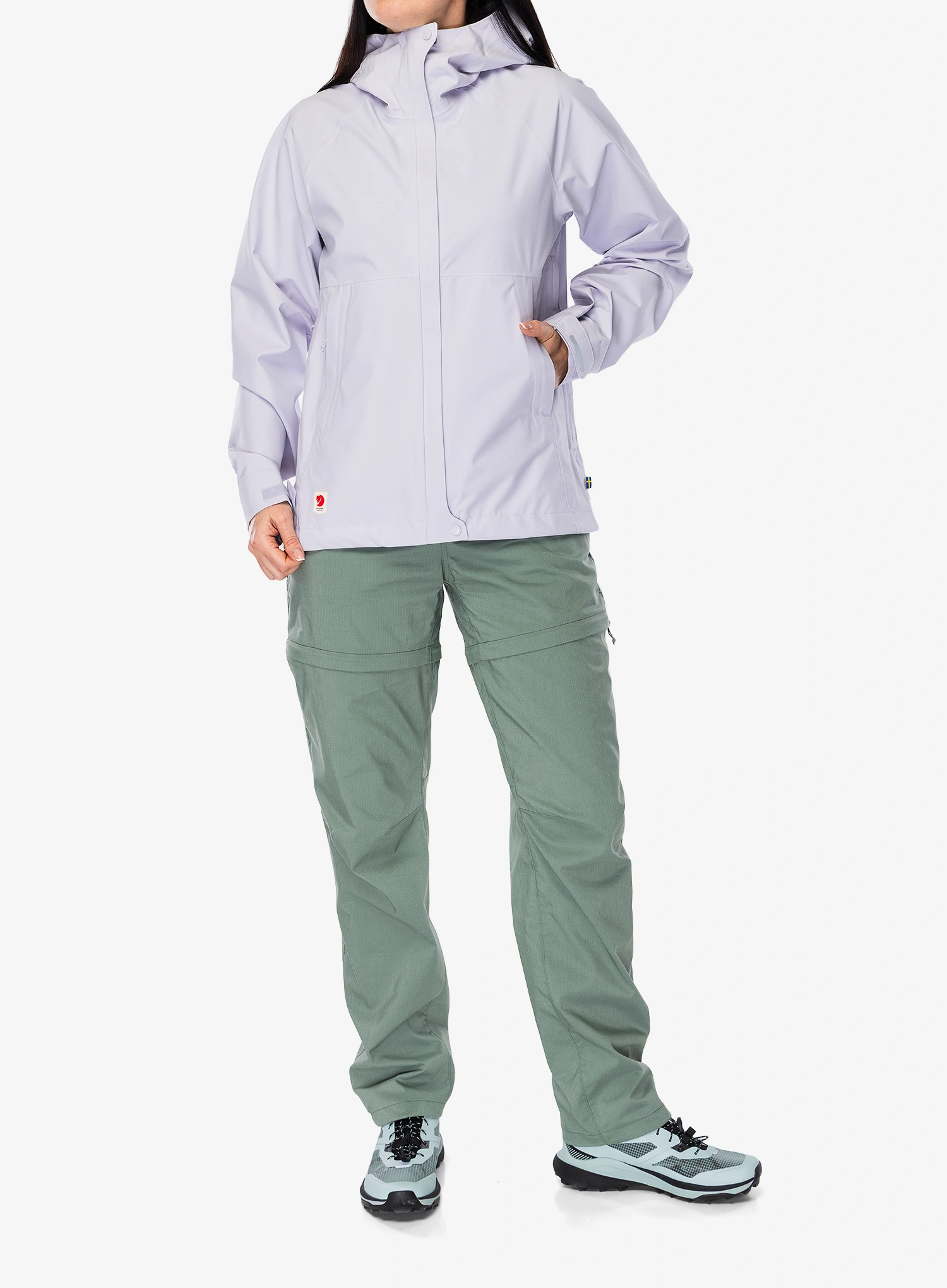 Куртка дощовик жіноча Fjallraven HC Hydratic Trail Jacket - lavender mist