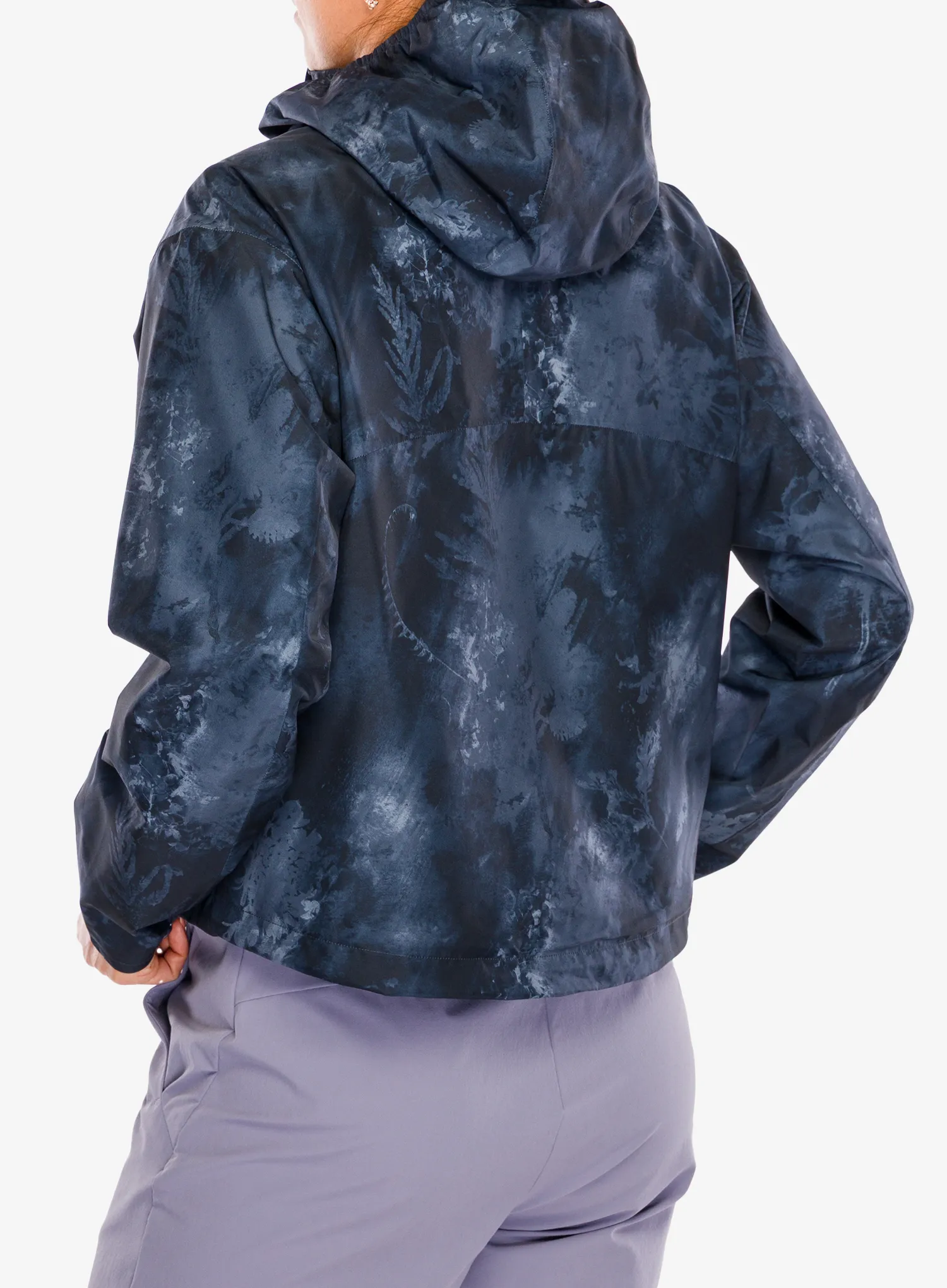 Куртка дощовик жіноча Salomon Outscape 2L Short Jkt - blue nights/blue