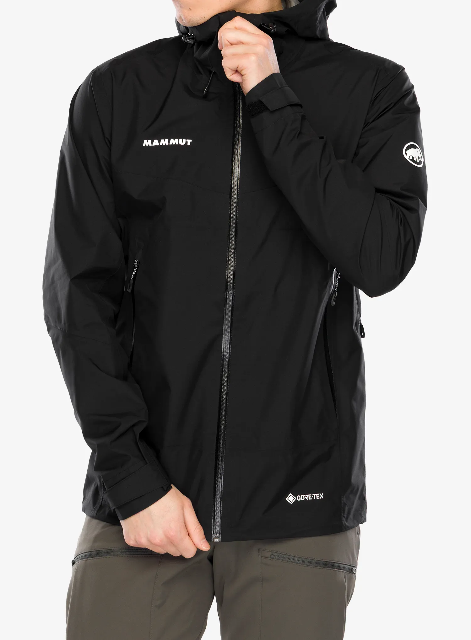 Куртка дощовик Mammut Convey Tour HS Hooded Jacket - black | 8a.ua