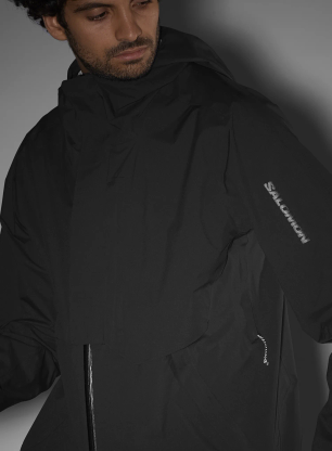 Куртка дощовик Salomon Outerpath Jkt WP Pro - deep black