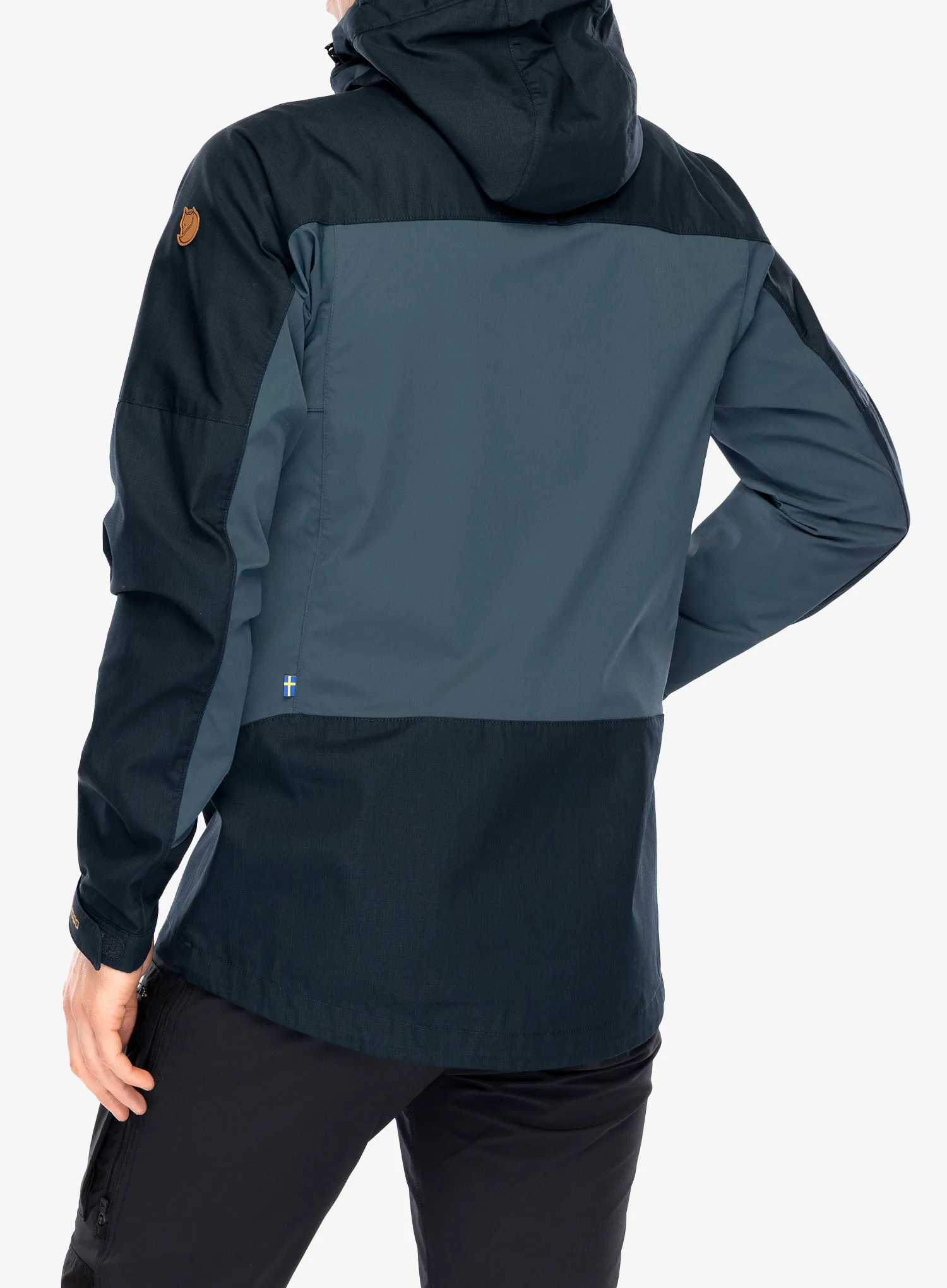 Вітровка Fjallraven Abisko Lite Trekking Jacket - dark navy/mountain blue