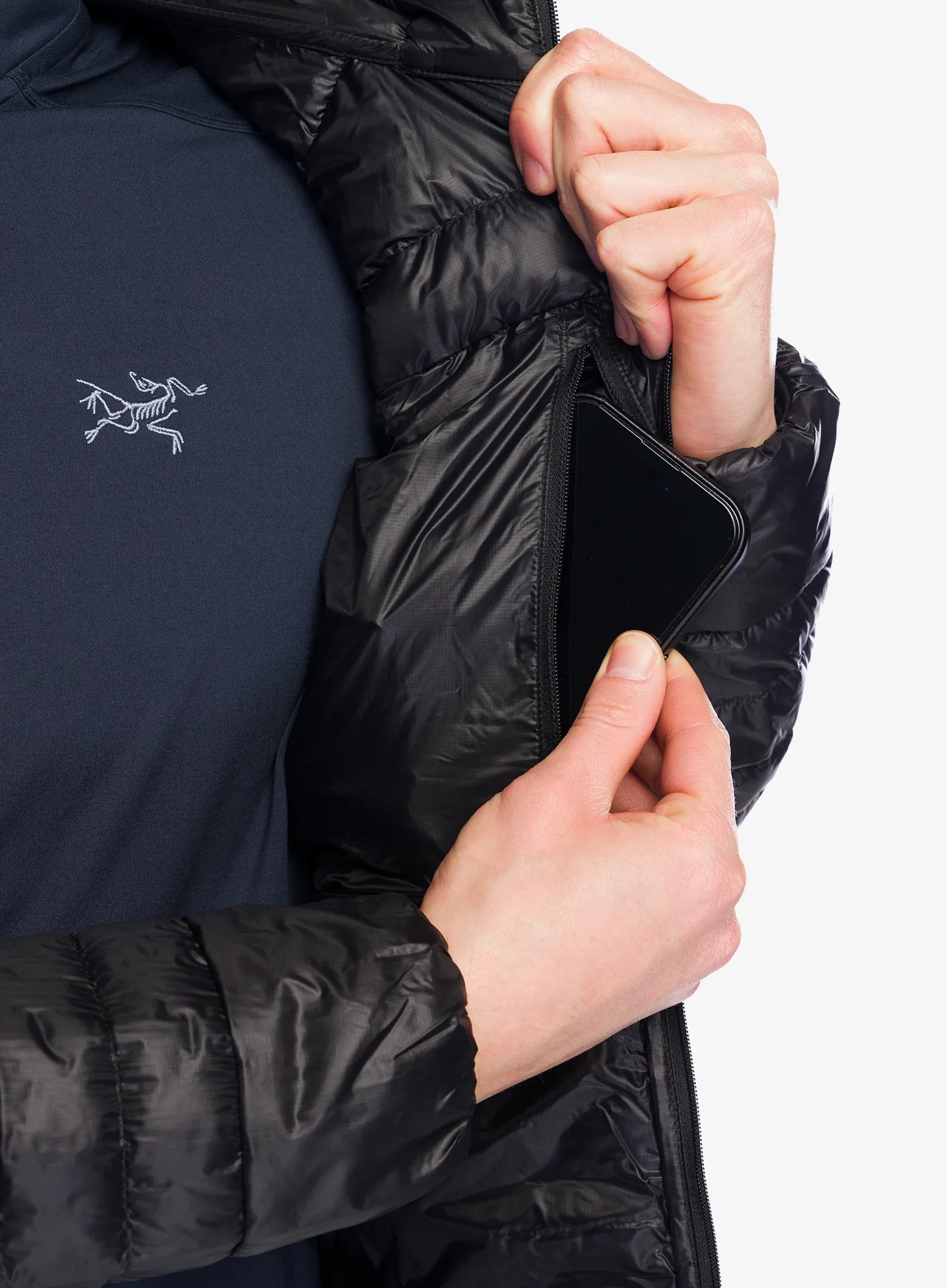 Пуховик Arcteryx Cerium SL Hoody - black | 8a.ua