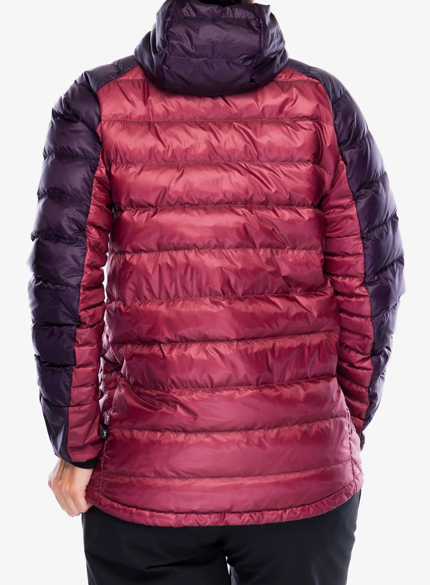 Пуховик жіноча adidas TERREX Xperior COLD.RDY Down Hooded Jkt - aurora black/quiet crimson
