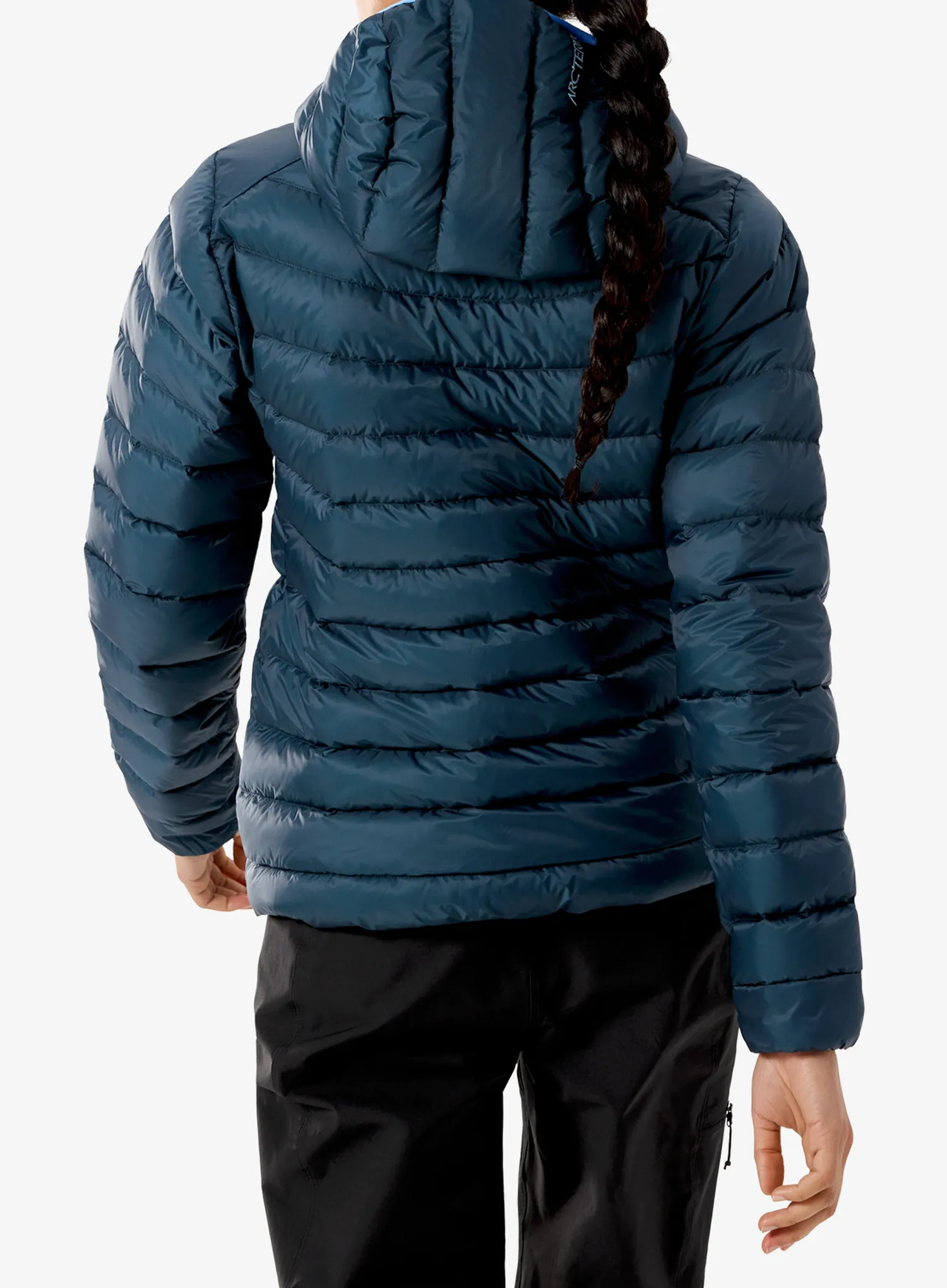 Пуховик жіночий Arcteryx Cerium Hoody - night/glacial