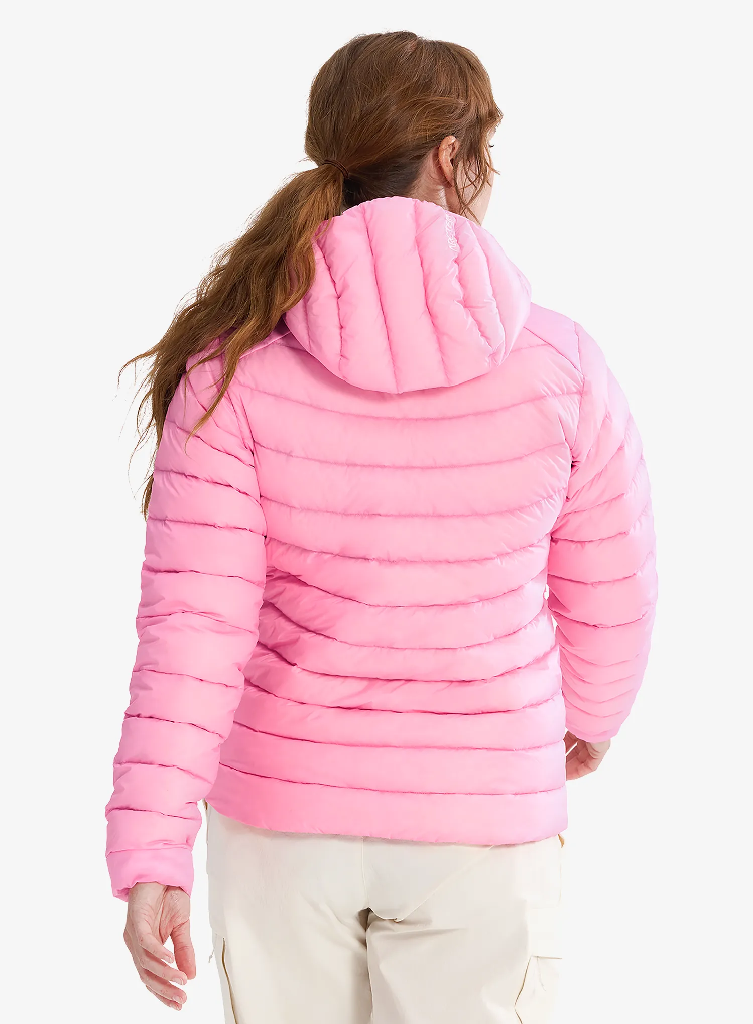 Пуховик жіночий Arcteryx Cerium Hoody - pineberry