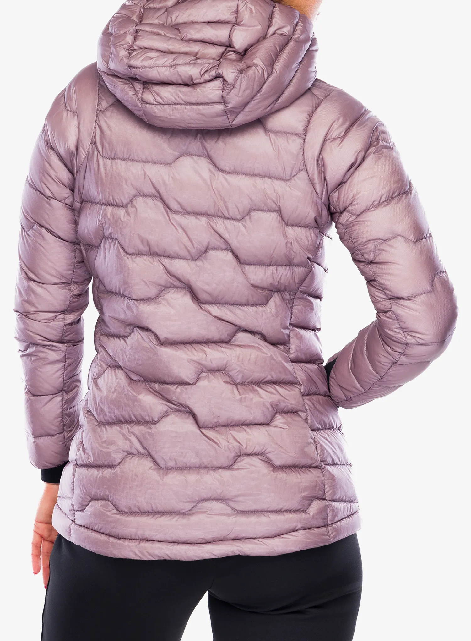 Пуховик жіноча Jack Wolfskin Alpspitze Down Hoody - wild blossom