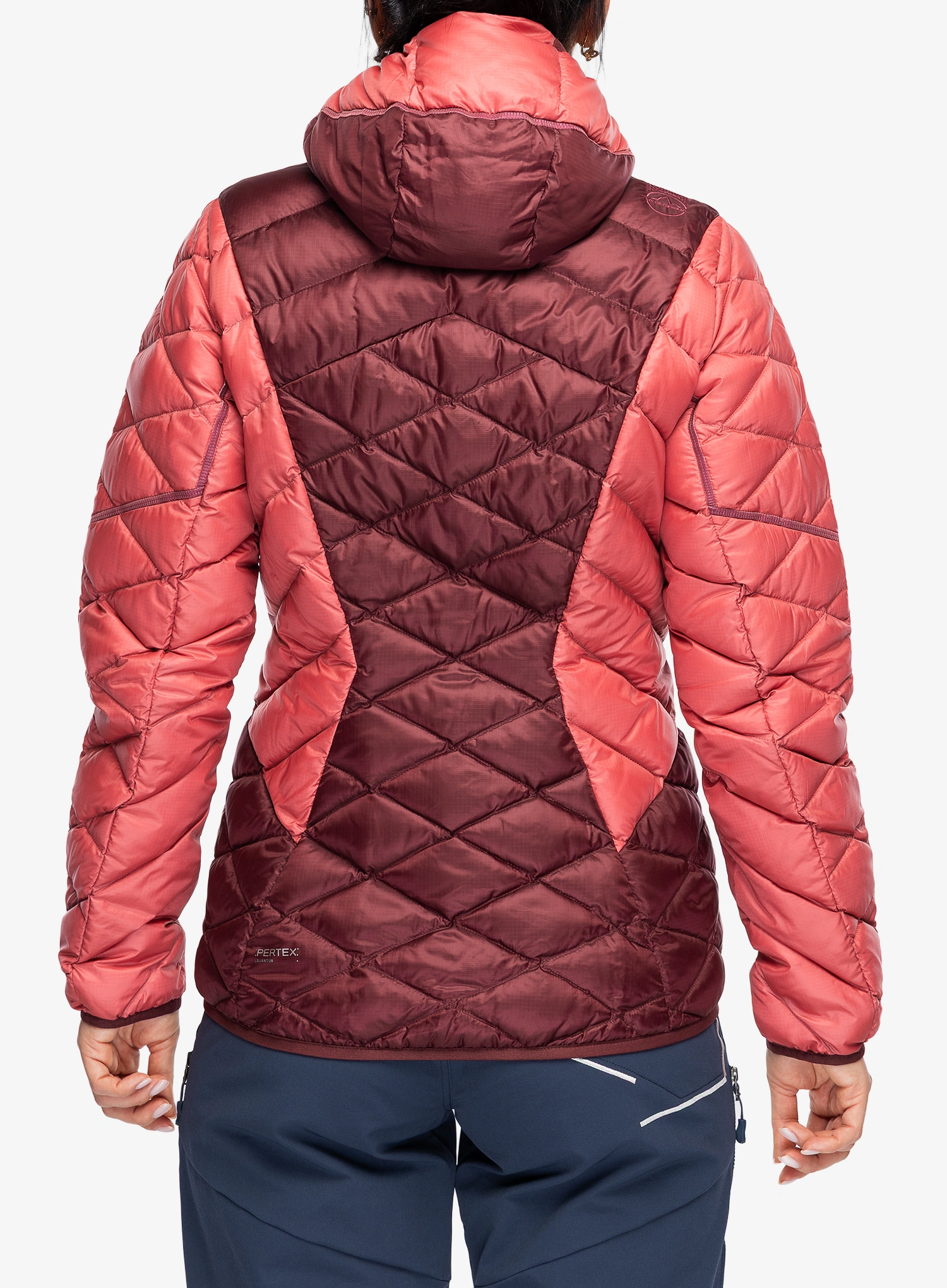 Пуховик жіночий La Sportiva Pinnacle Down Jkt - redwood/rosebay