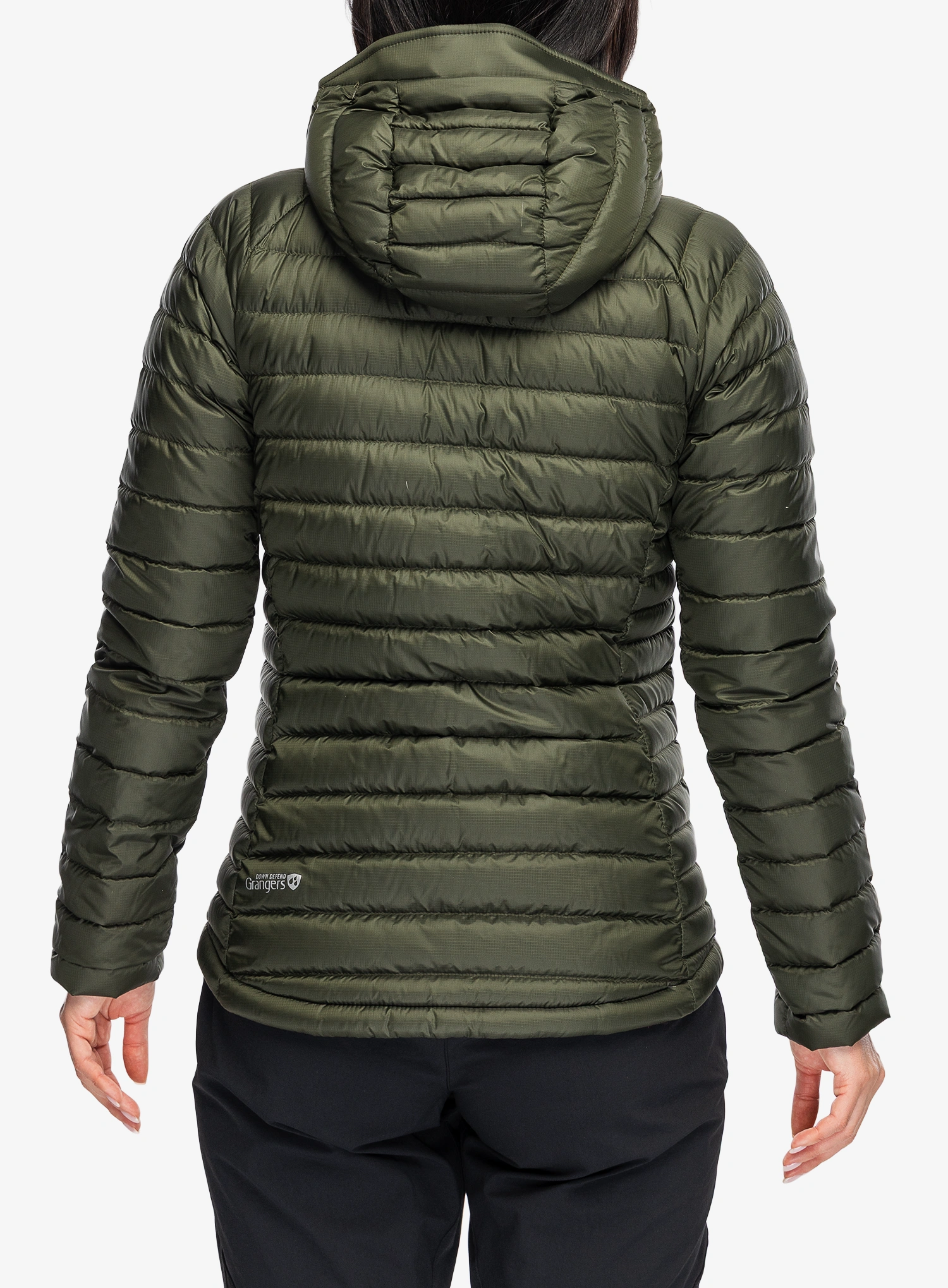 Пуховик жіночий Rab Microlight Alpine Jacket - army