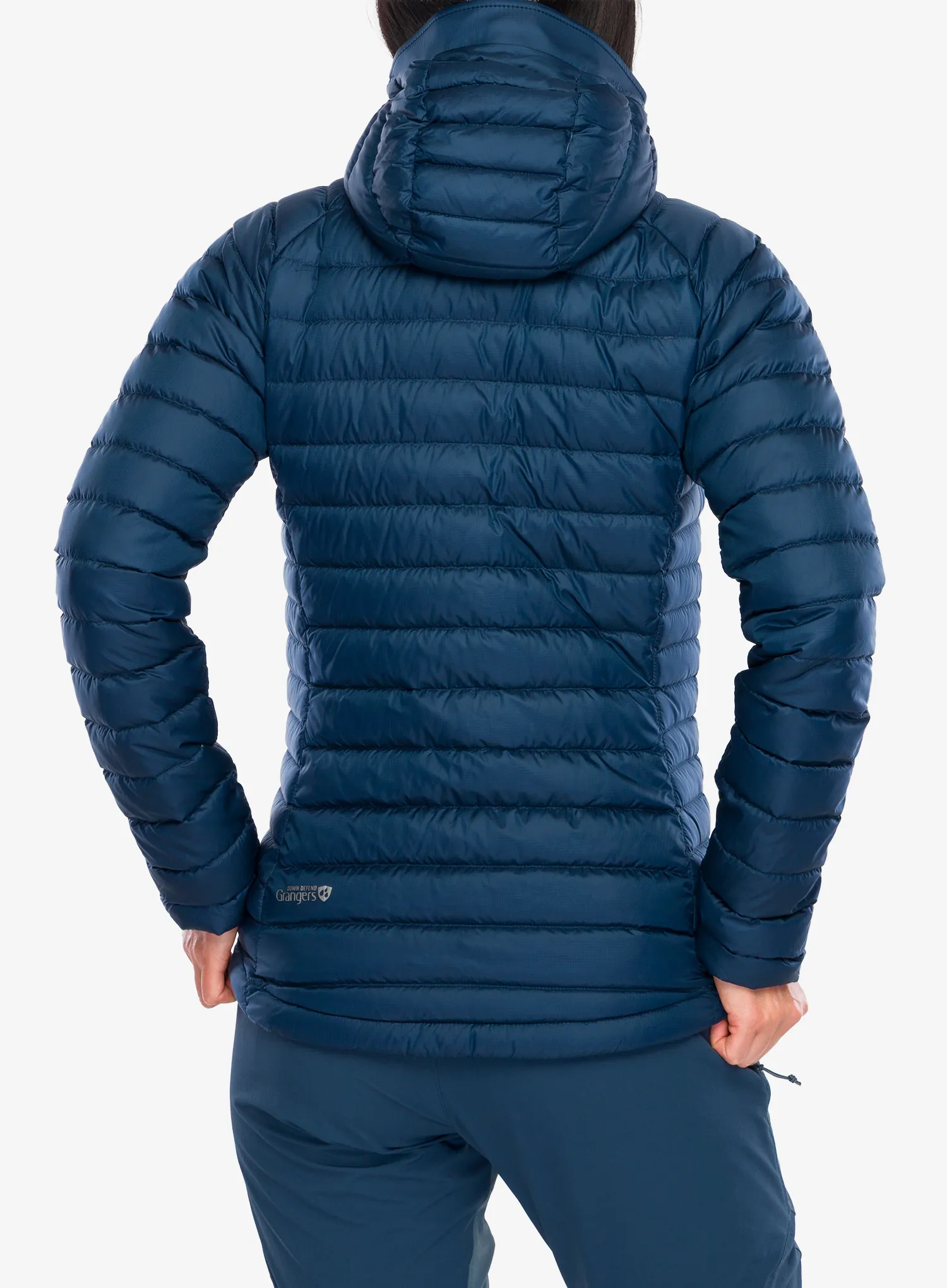 Пуховик жіночий Rab Microlight Alpine Jacket - blue tempest 