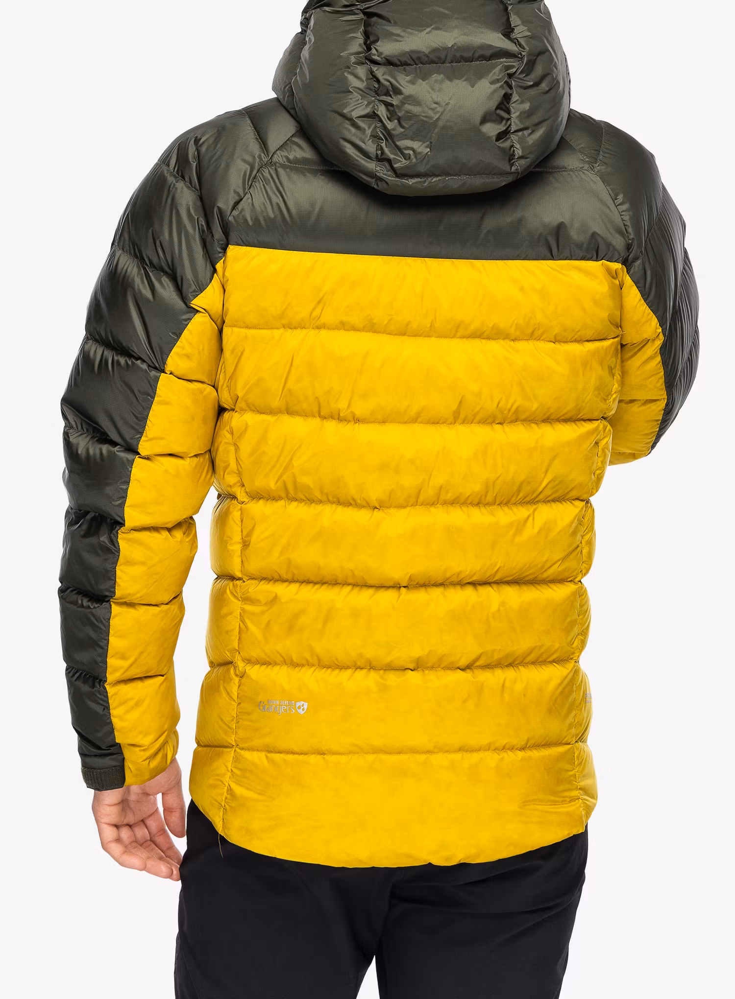 Пуховик Rab Glaceon Pro Jacket - army/dark pollen