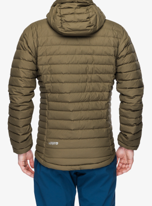 Пуховик Rab Microlight Windstopper Hoody - oak