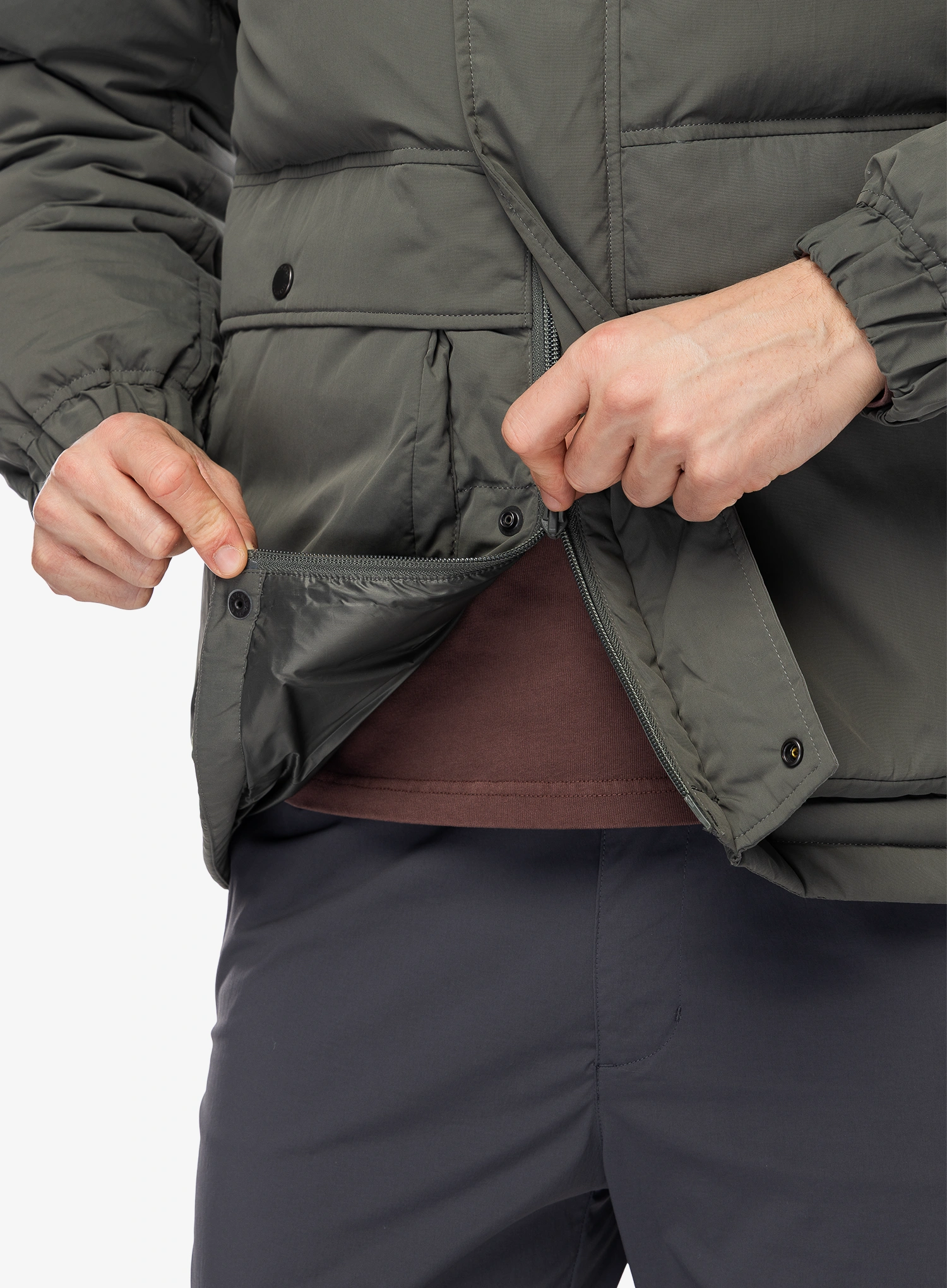 Пуховик Snow Peak Everyday Down Jacket - charcoal | 8a.ua