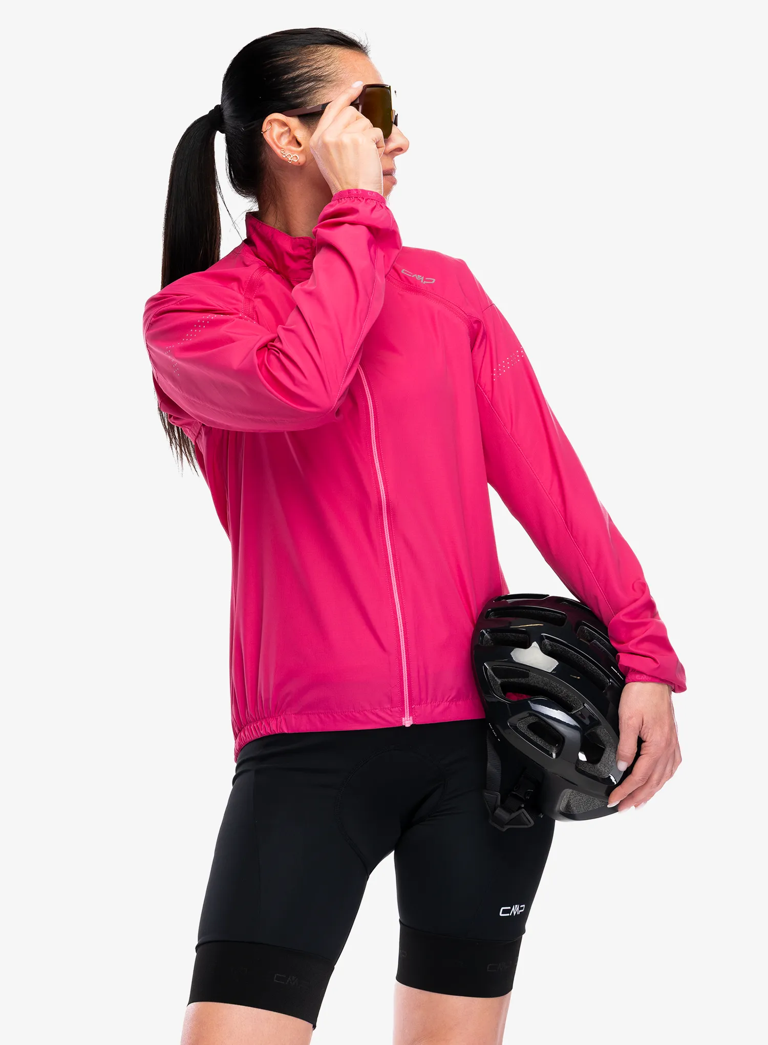 Жіноча велофутболка CMP Nuvexa Jacket - magenta