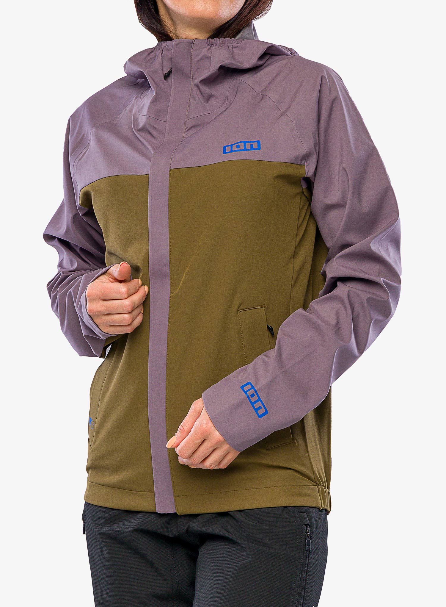 Велокуртка ION Shelter 3L Hybrid - dark mud