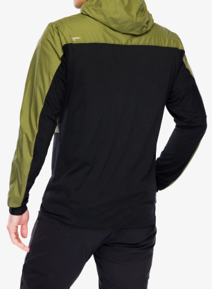 Велокуртка Mons Royale Diversion Merino Wind Jacket - fern/black