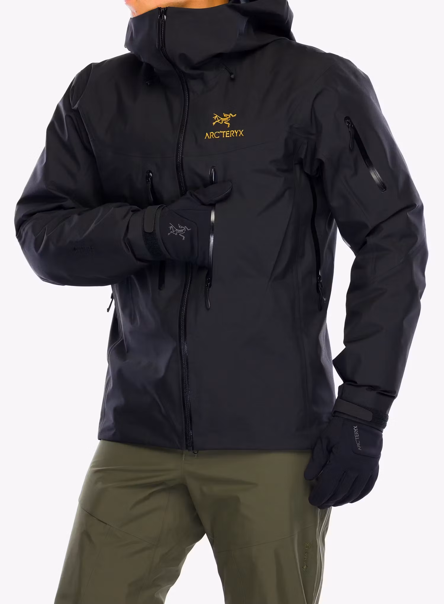 Куртка дощовик Arcteryx Alpha SV Jacket - 24k black