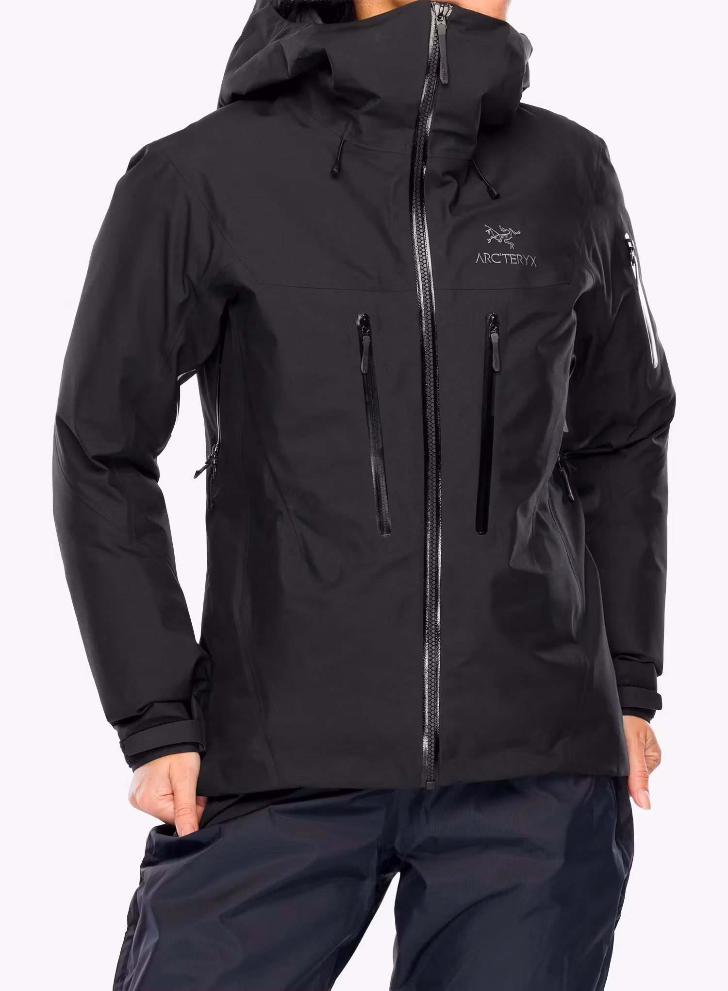 Куртка для гір жіноча Arcteryx Alpha SV Jacket - black | 8a.ua
