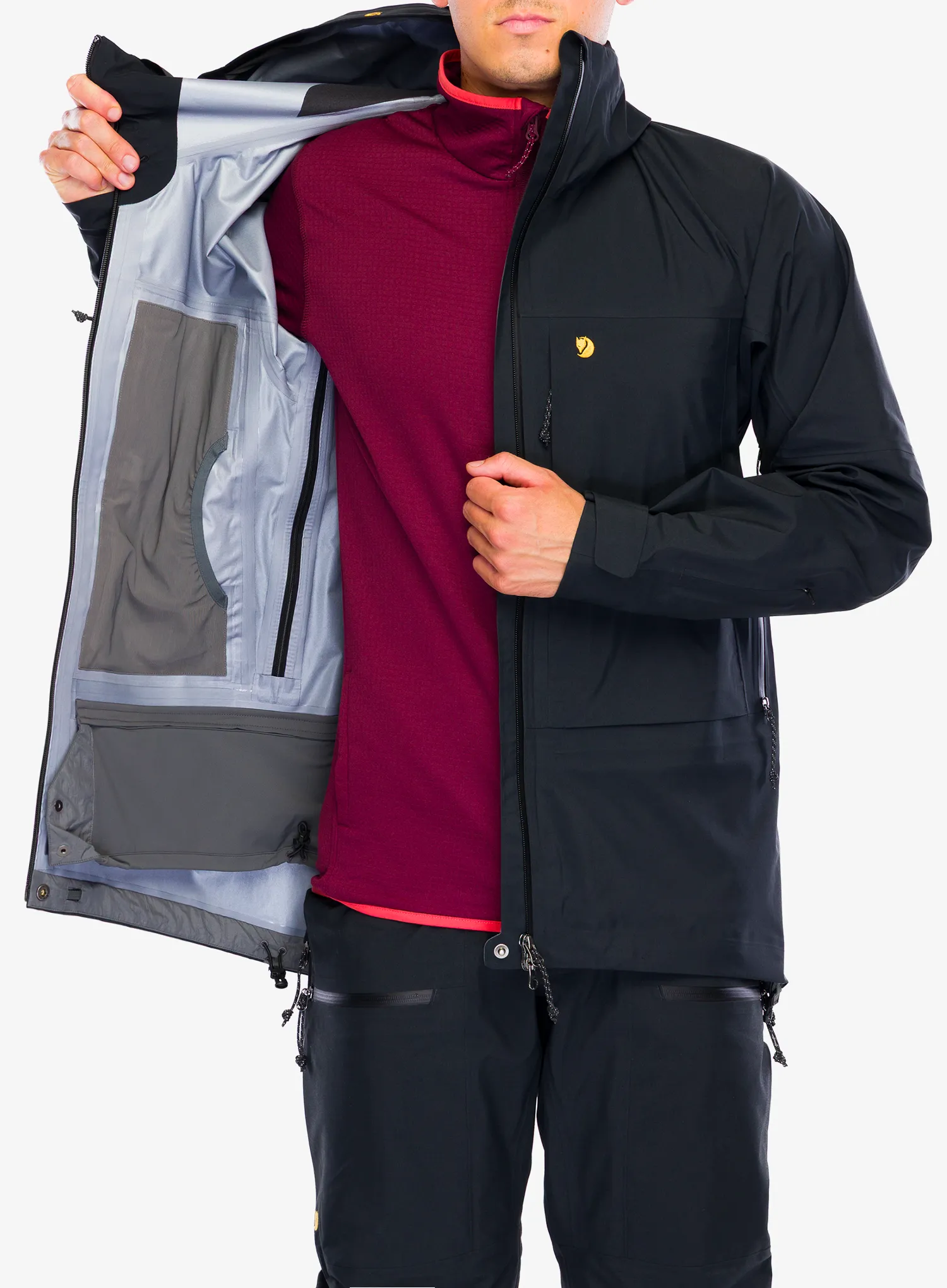 Куртка дощовик Fjallraven Bergtagen GTX Touring Jacket - black