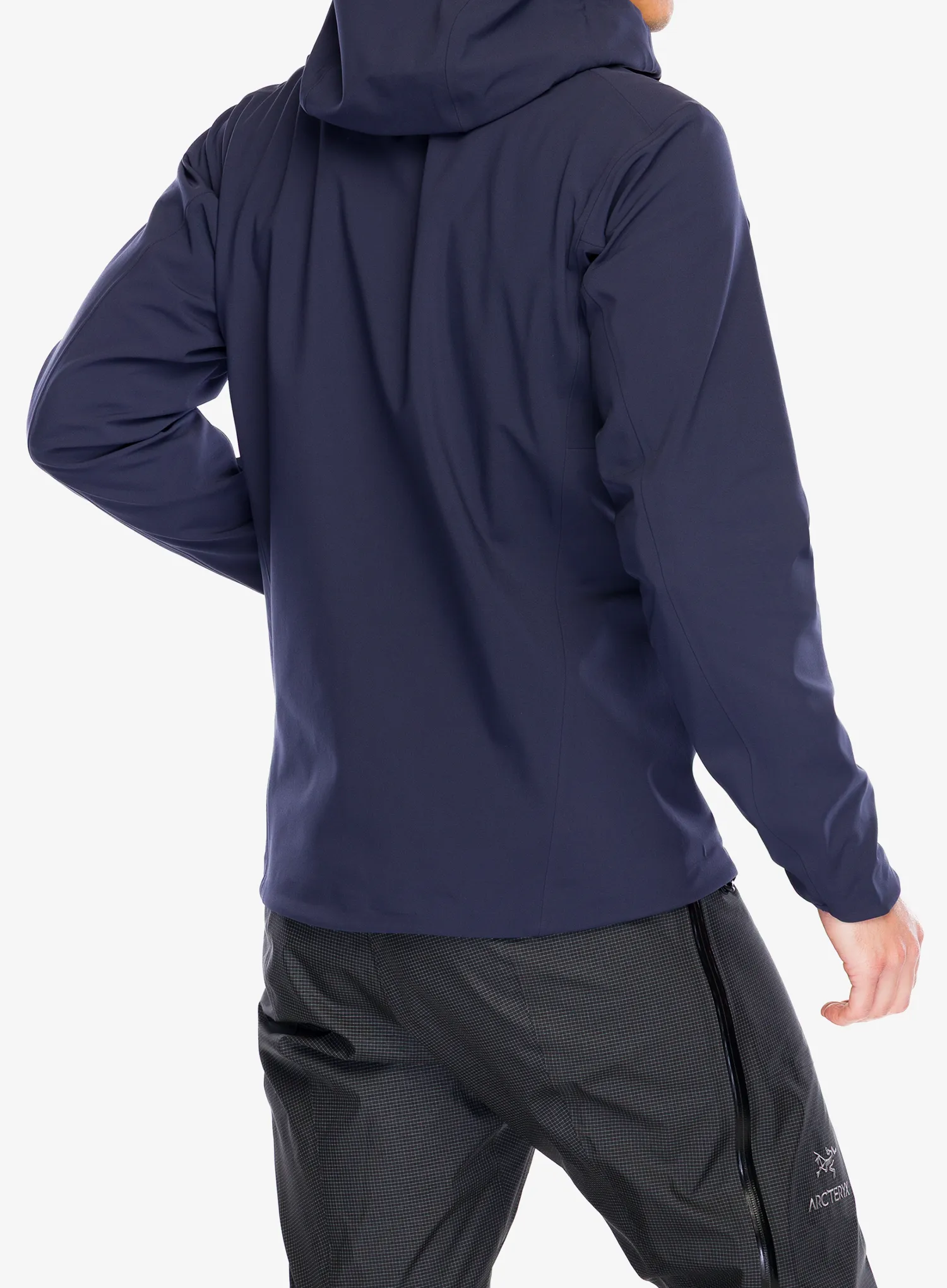 Куртка softshell Arcteryx Gamma MX Hoody - black sapphire/soul | 8a.ua