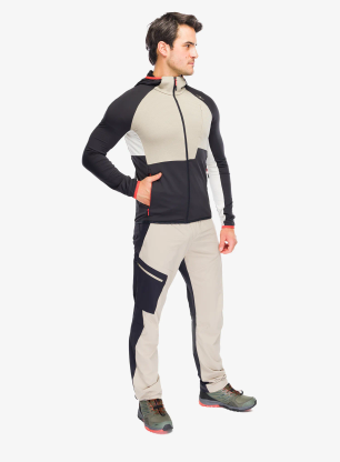 Куртка softshell CMP Rils Jacket Fix Hood - antracite/corda