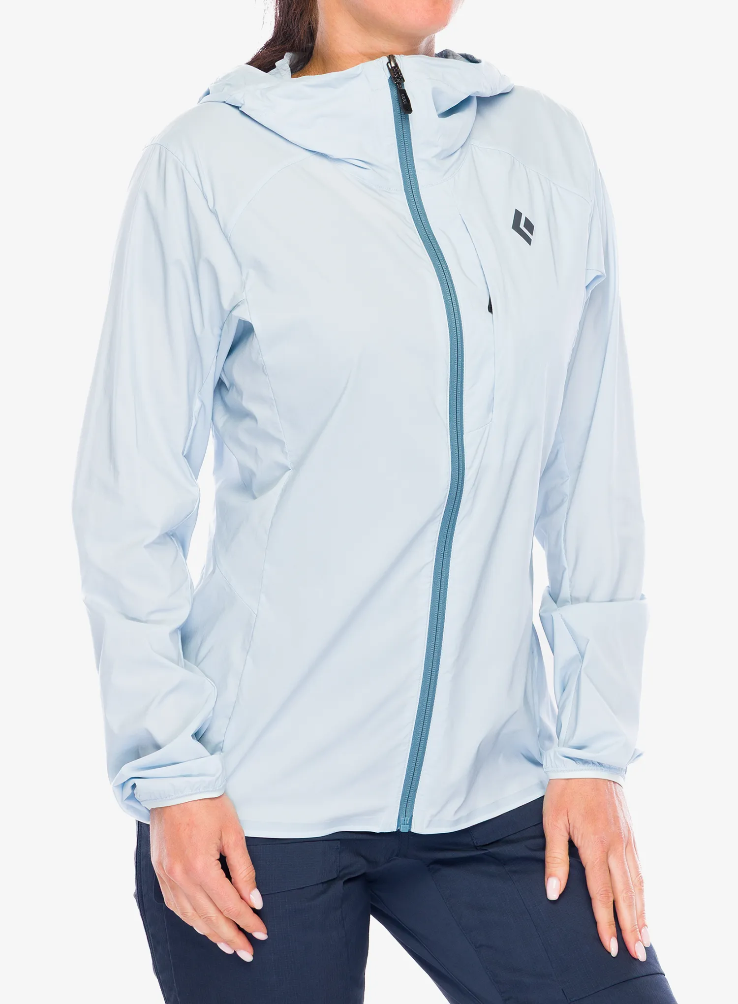 Куртка softshell жіноча Black Diamond Alpine Start Hoody - belay blue