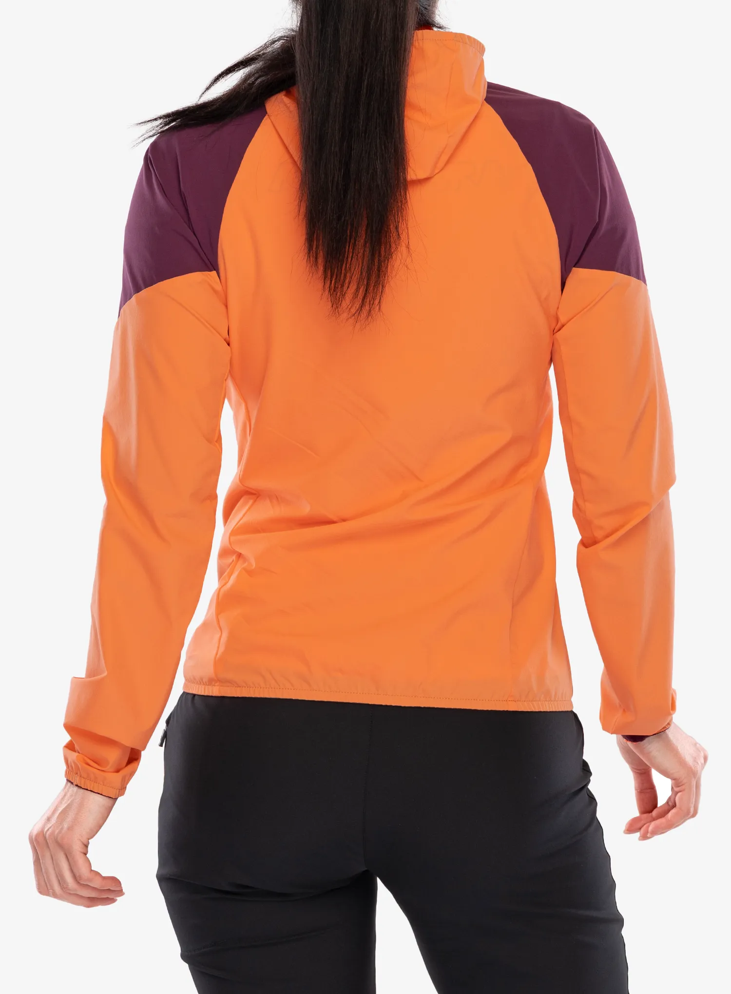 Куртка softshell жіноча Montura Rise Hooded Jacket - melon/wine red