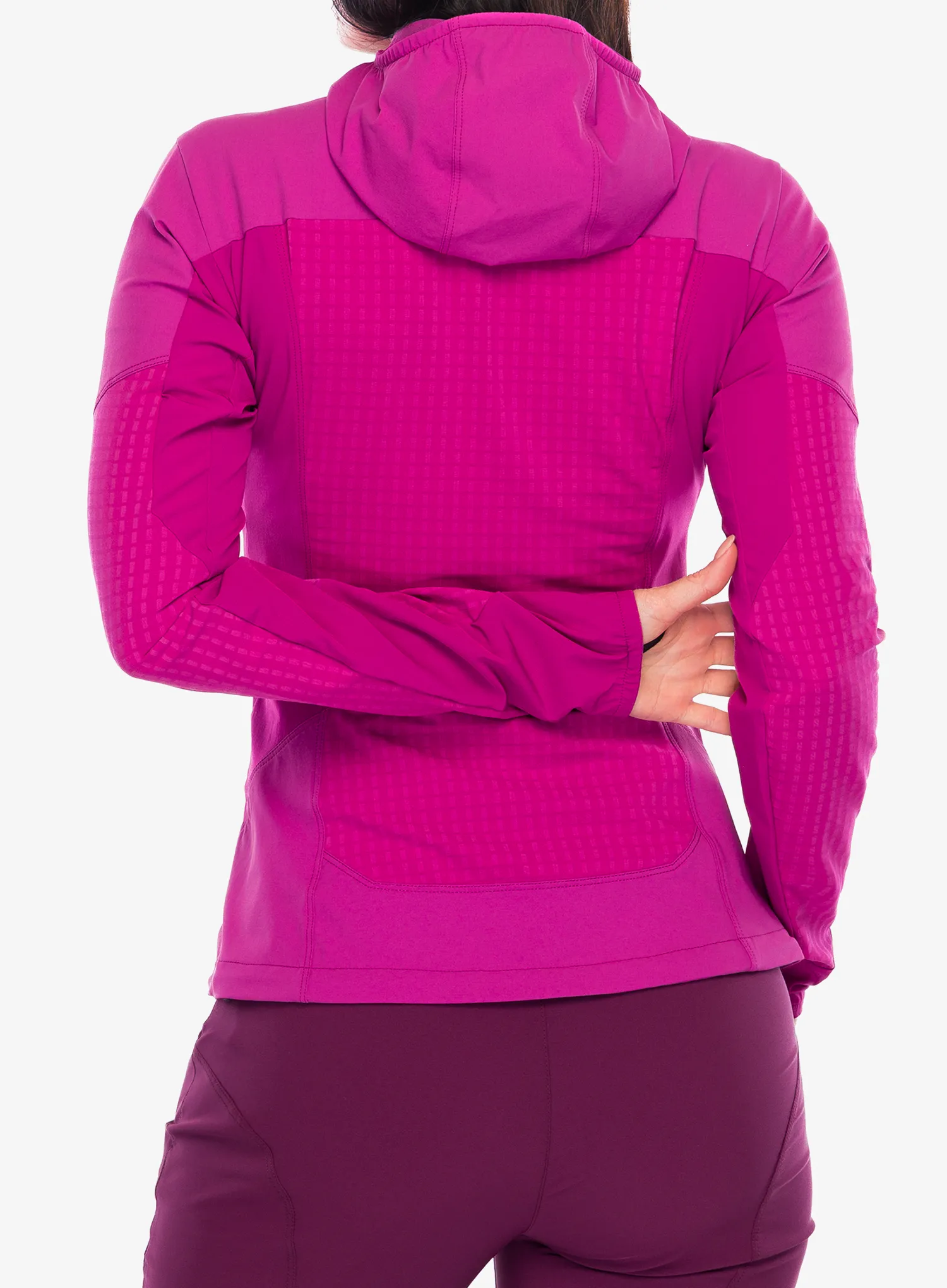 Куртка softshell жіноча Montura Seed Hooded Jacket - baton rouge/wine red