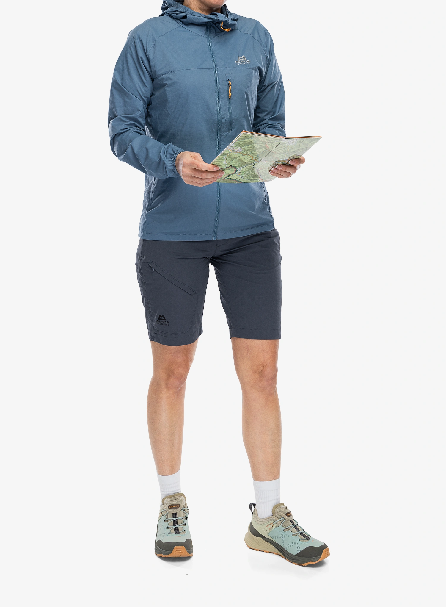 Куртка softshell жіноча Mountain Equipment Aerofoil Hooded Jacket - stellar blue