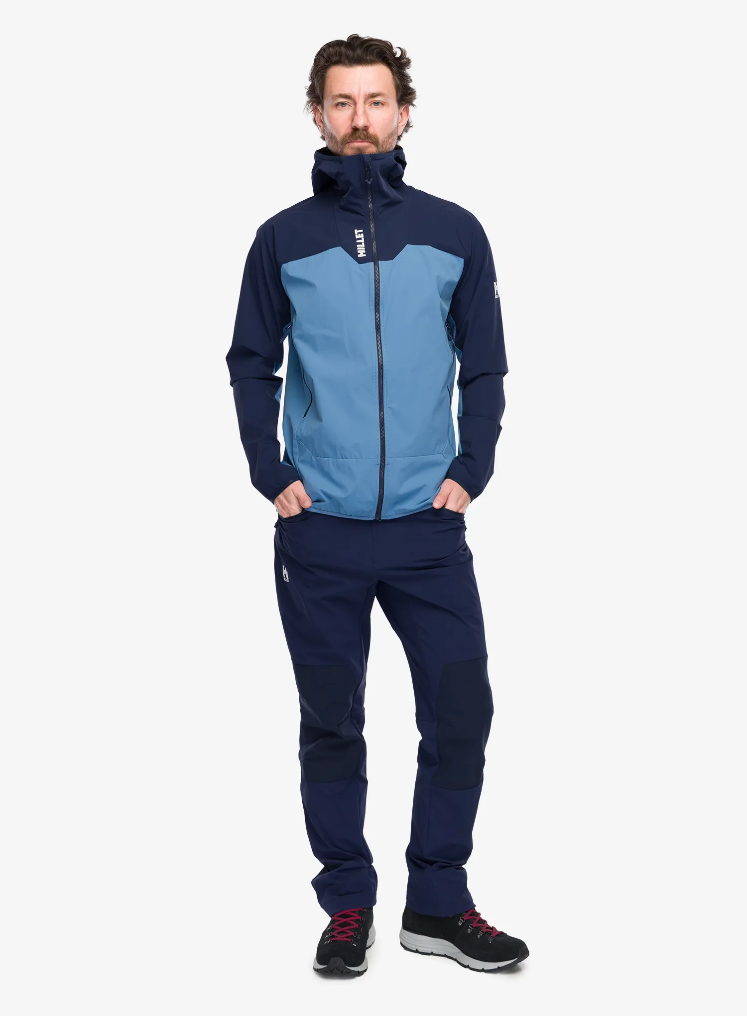Куртка softshell Millet Kamet Xcs Light Hoodie - coronet blue/saphir