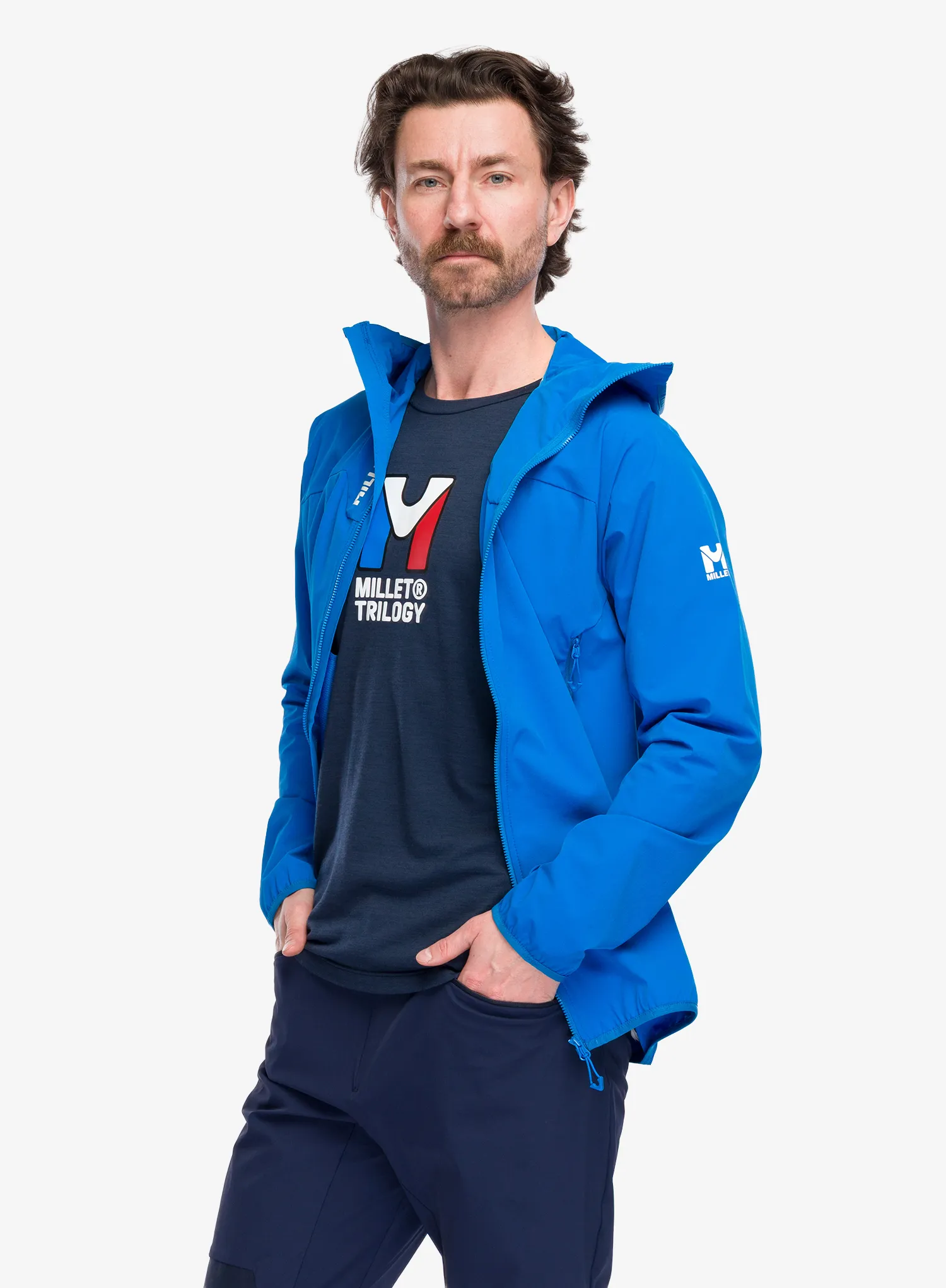 Куртка softshell Millet Kamet Xcs Light Hoodie - icon blue