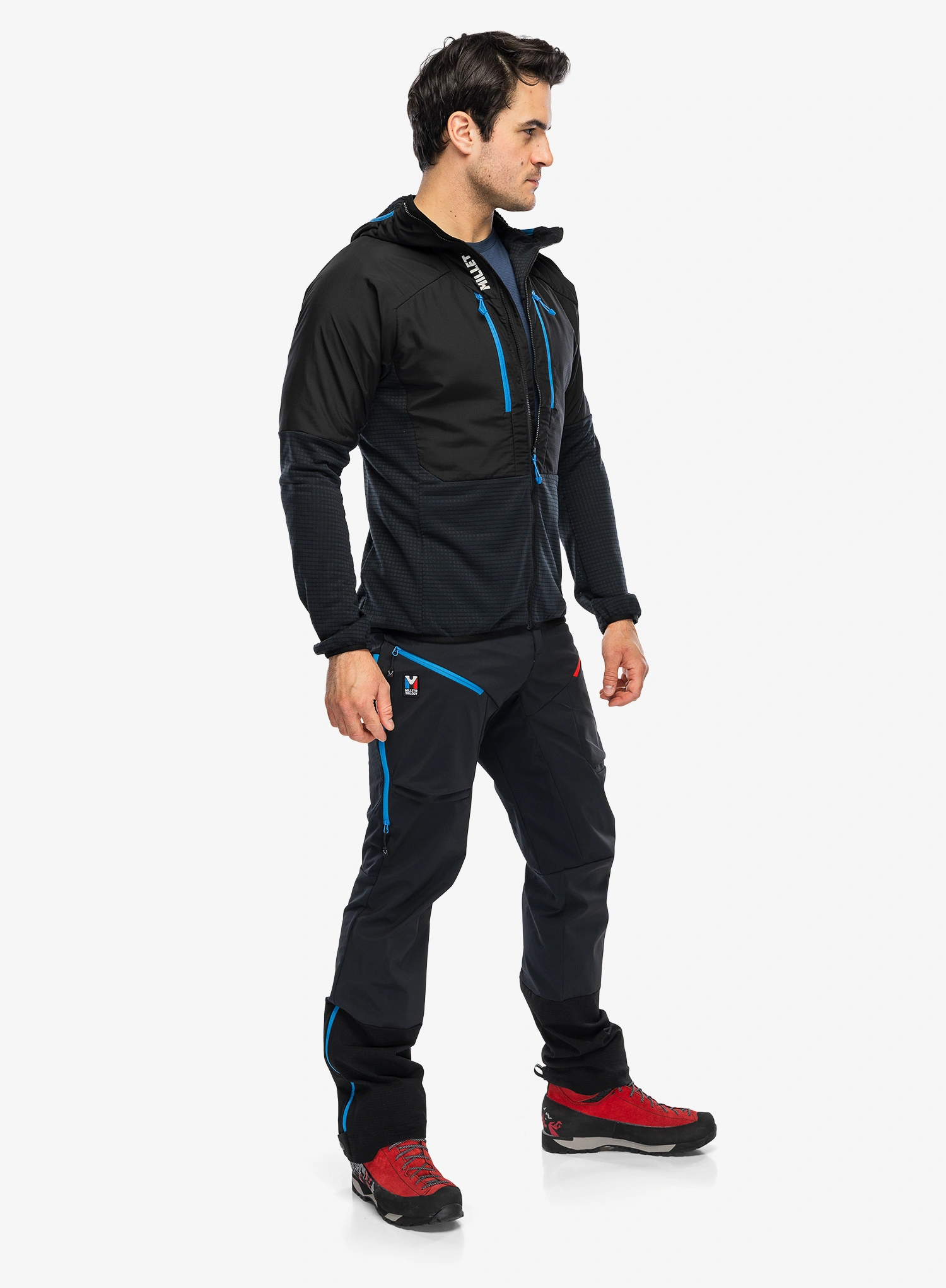 Куртка softshell Millet Parmelan Hybrid Hoodie - black/noir