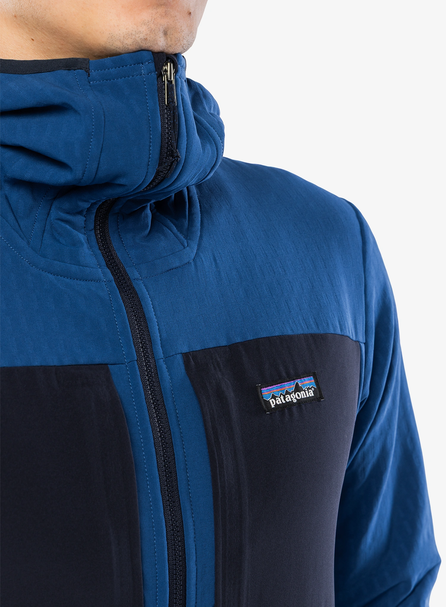 Куртка softshell Patagonia R2 TechFace Hoody - clement blue