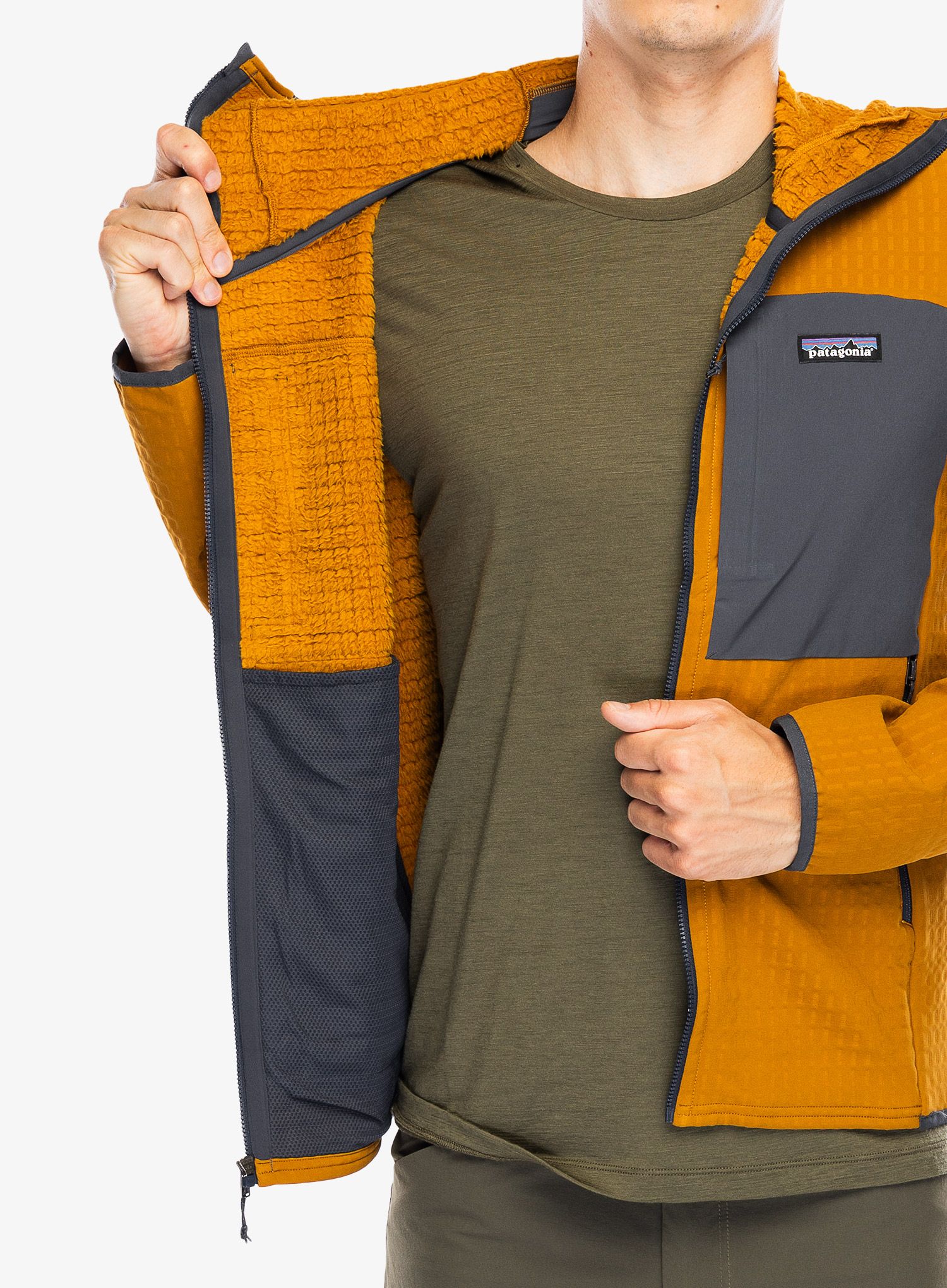Куртка softshell Patagonia R2 TechFace Hoody - raptor brown