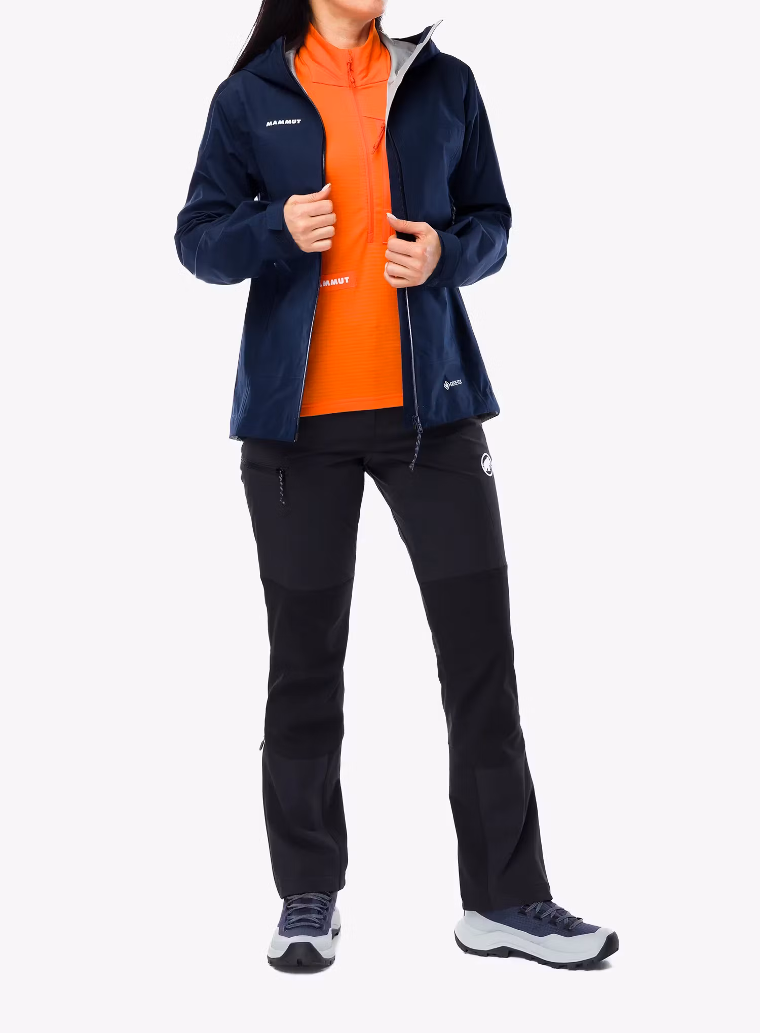 Куртка для гір жіноча Mammut Crater Light HS Hooded Jacket - marine