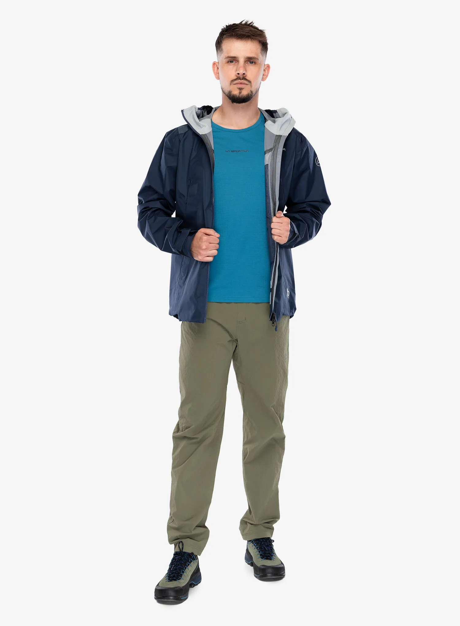 Куртка в гори La Sportiva Discover Shell Jacket - night sky/chalk