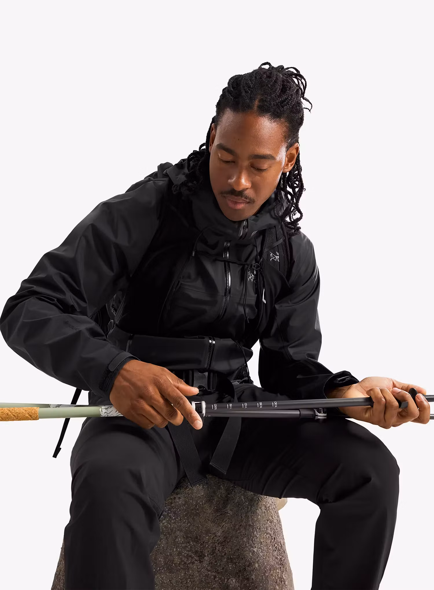 Куртка дощовик Arcteryx Beta SL Jacket - black/black | 8a.ua
