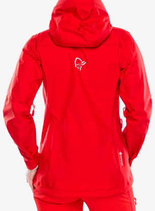 Куртка з мембраною жіноча Norrona Falketind GORE-TEX Jacket - arednalin red