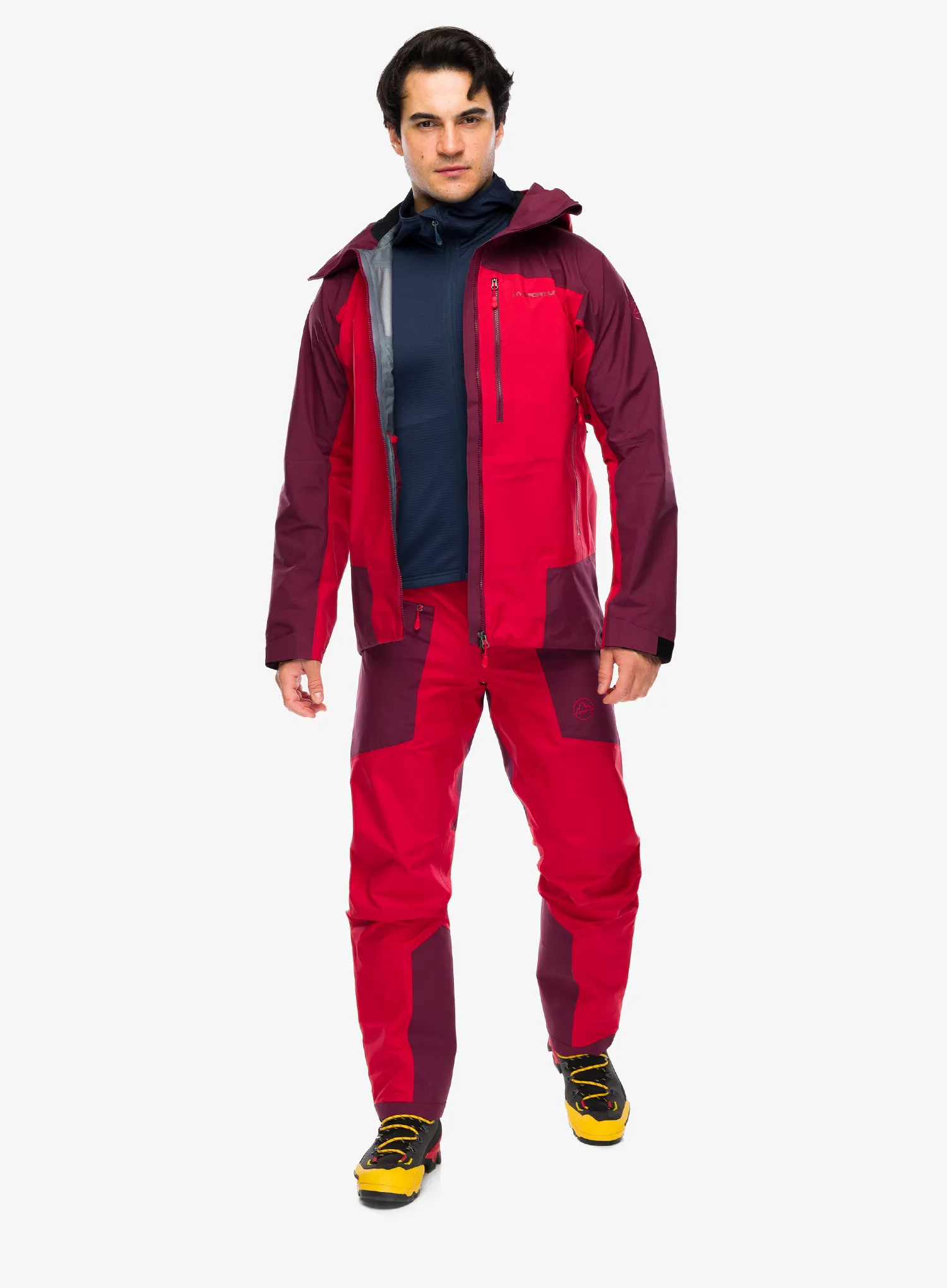Куртка дощовик La Sportiva Alpine Guide GTX Perfomance Jacket - mountain red/redwood