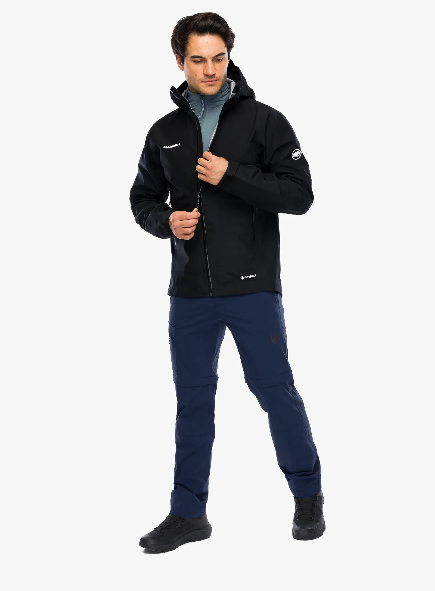 Куртка дощовик Mammut Crater Light HS Hooded Jacket - black