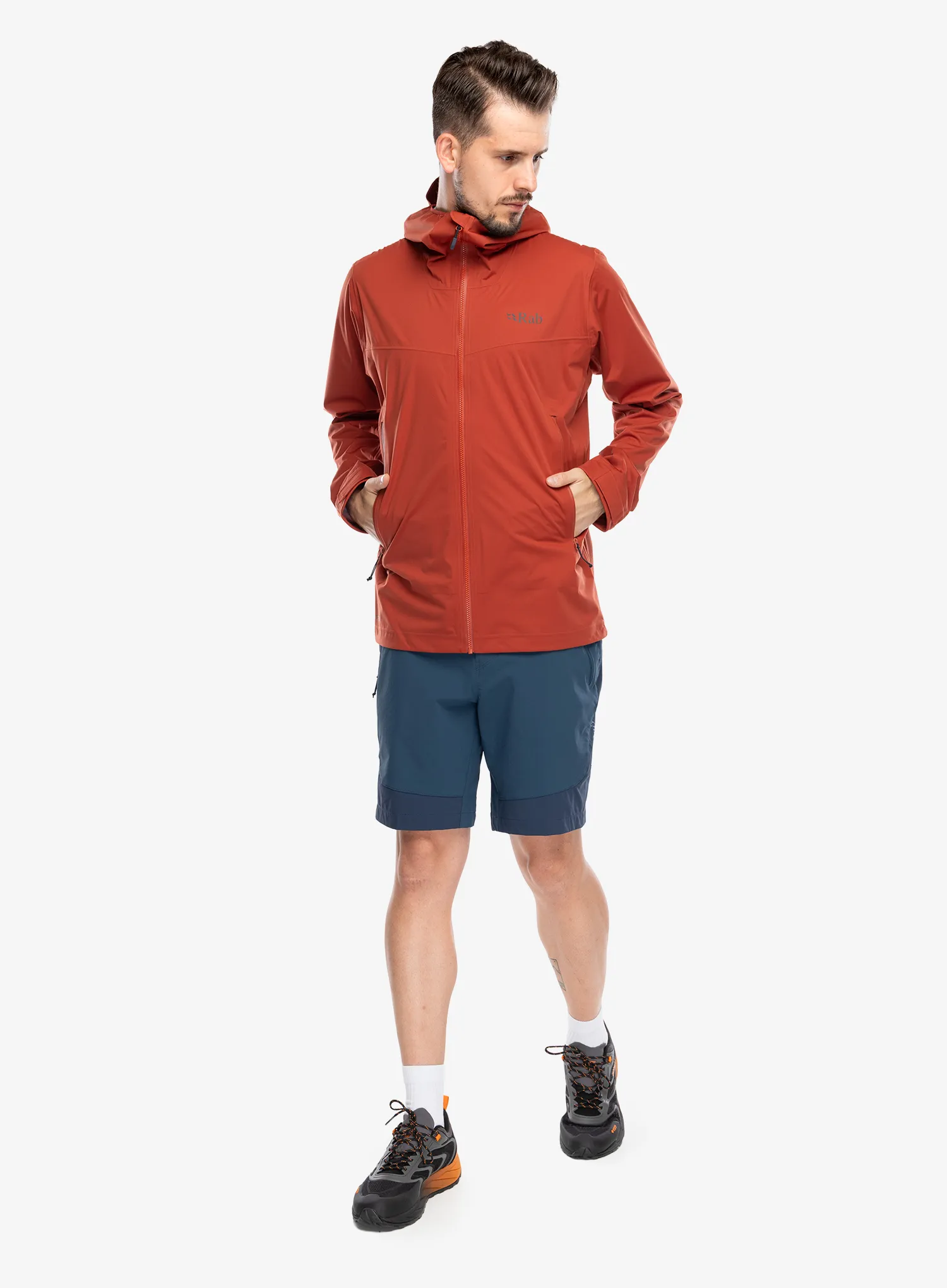 Куртка дощовик Rab Kinetic 2.0 Jacket - tuscan red