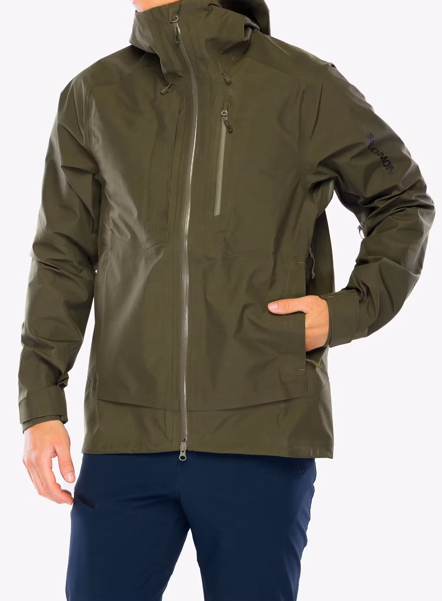 Куртка дощовик Salomon Outline 3L GTX Shell - grape leaf | 8a.ua