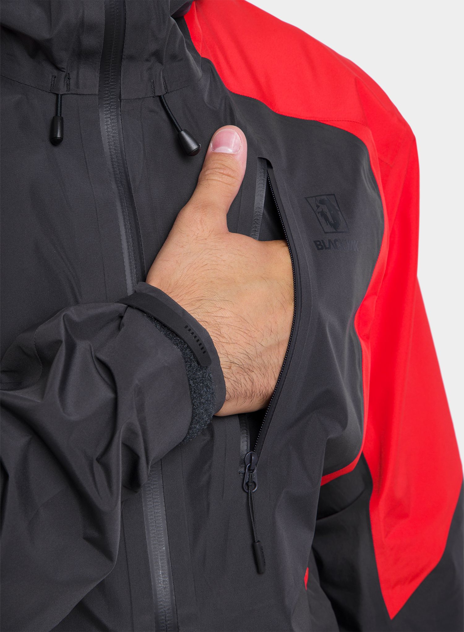 Куртка дощовик BlackYak Zebu Jacket - fiery red